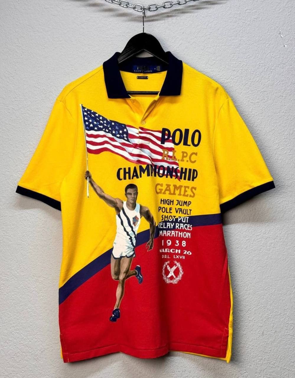 Polo Ralph Lauren × Vintage Polo Ralph Lauren Big Logo Championship Polo Jersey Size US M / EU 48-50 / 2 - 4 Thumbnail