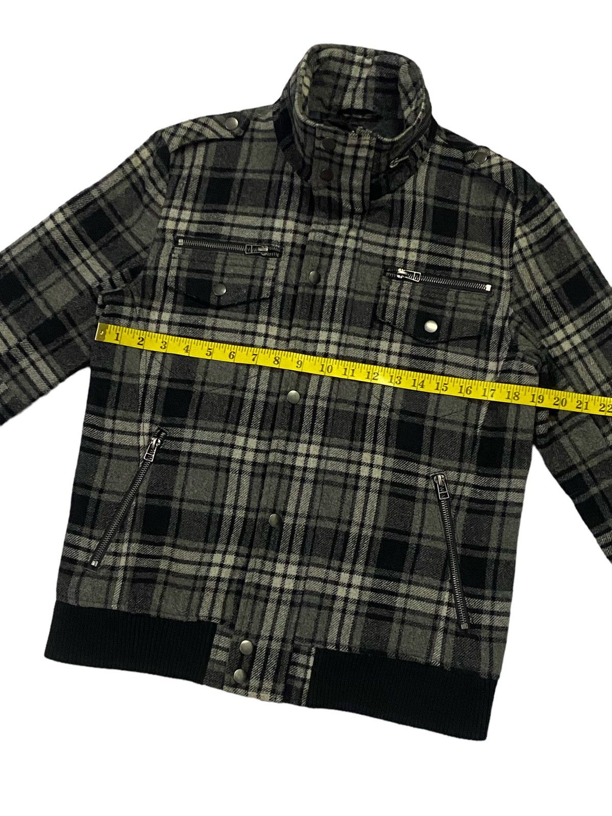 If Six Was Nine × Japanese Brand × semanticdesign SemanticDesign Checkered Wool Jacket Size US L / EU 52-54 / 3 - 4 Thumbnail