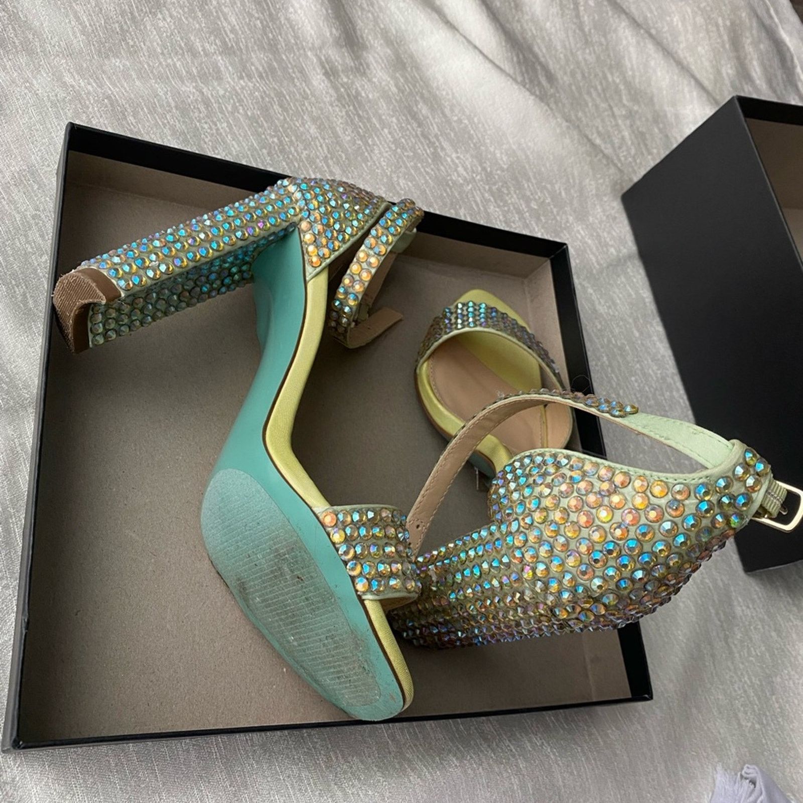 Betsey Johnson Betsey Johnson Rhinestone Heels Size US 5 / IT 35 - 3 Thumbnail