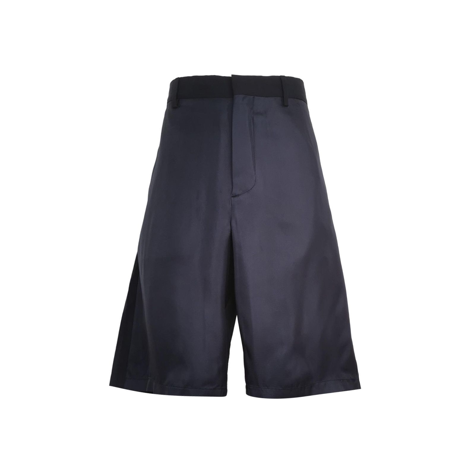 Prada Prada Silk-Cotton Blend Solid Shorts L/50 Size M / US 6-8 / IT 42-44 - 1 Thumbnail