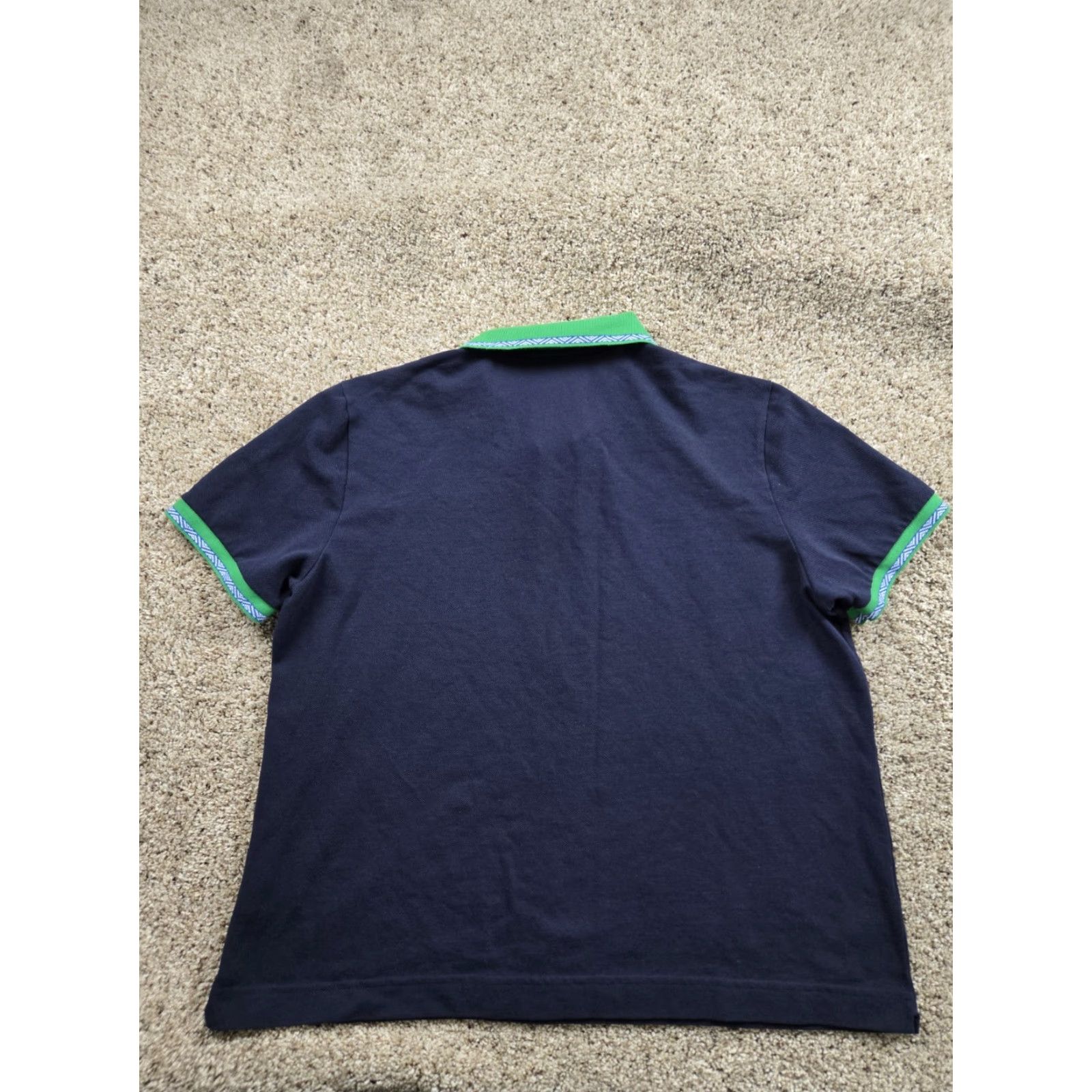 Lacoste VINTAGE Lacoste Brazil Polo Shirt Size 8 Blue Short Sleeve Cotton Soccer Y2K Size US M / EU 48-50 / 2 - 7 Thumbnail