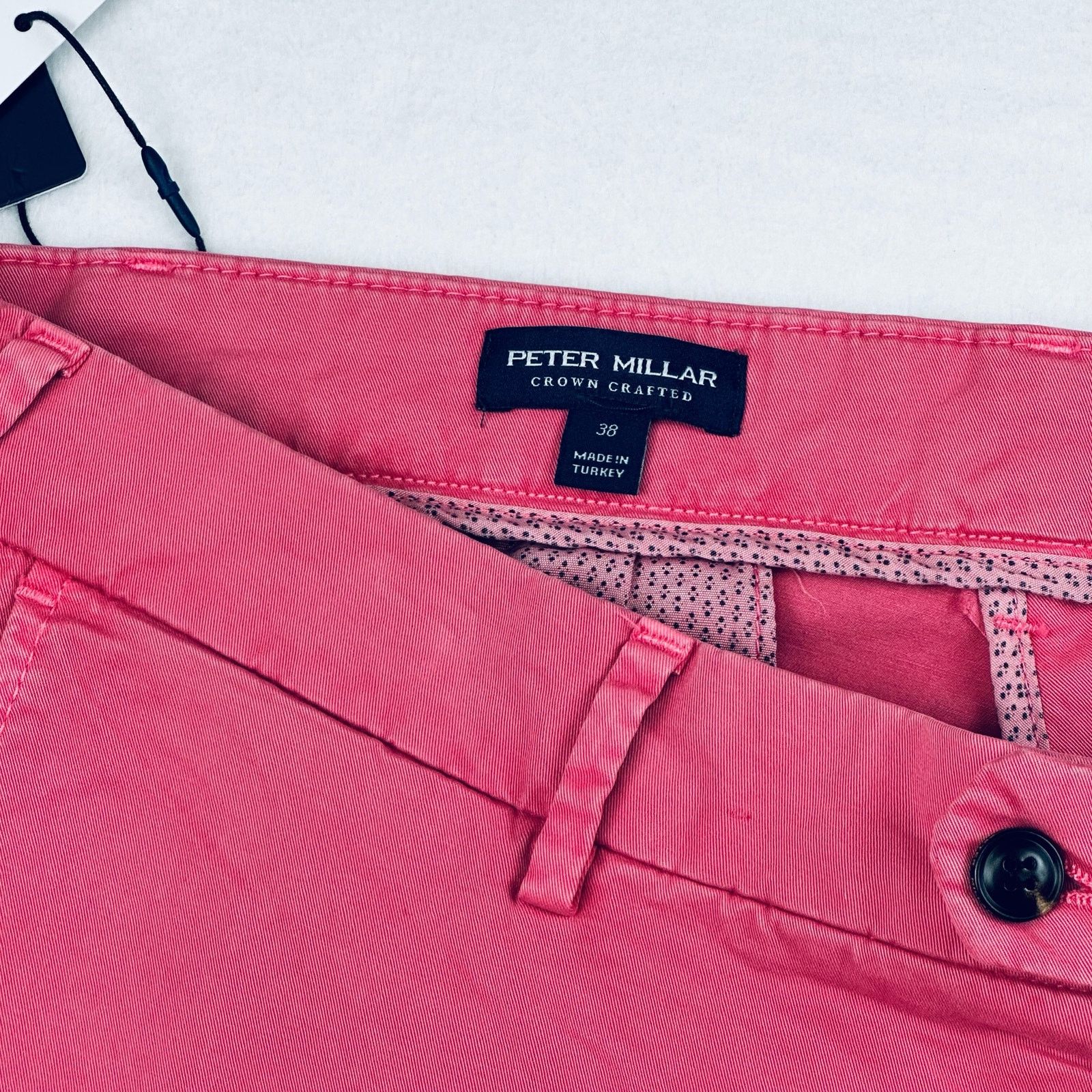Peter Millar Peter Millar Crown Crafted Men’s 38 Concord Golf Shorts Pink Size US 38 / EU 54 - 4 Thumbnail