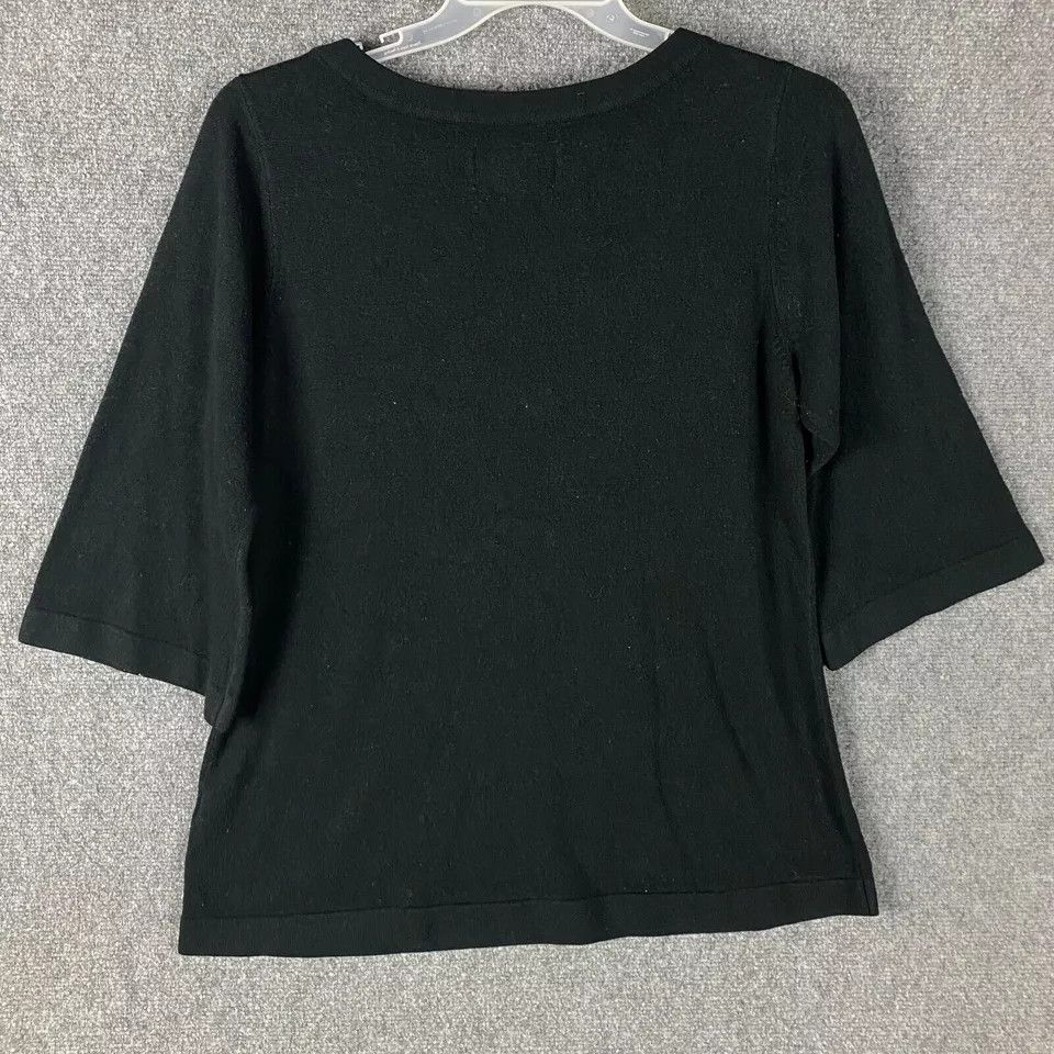 Avenue Avenue Sweater Women's 18/20 Knit Black 100% Acrylic Adults Size XXL / US 16-18 / IT 52-54 - 7 Thumbnail