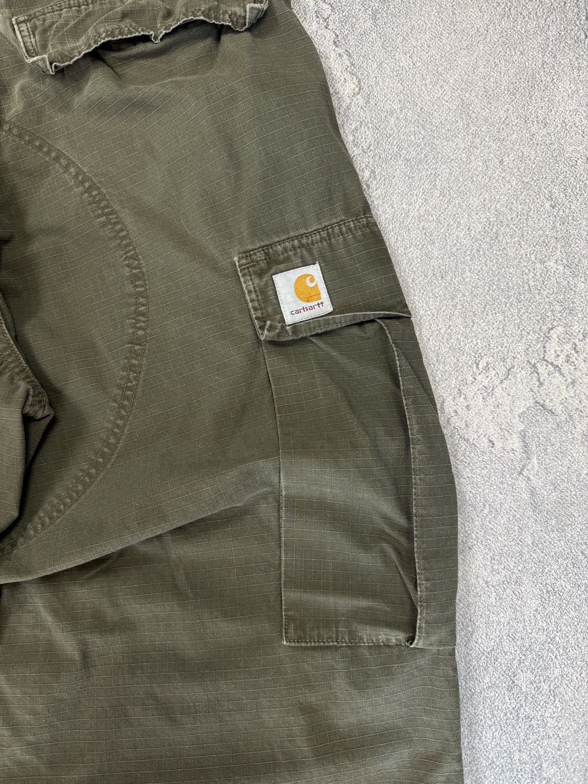 Carhartt Y2K Crazy Carhartt Distress Cargo Pants Size US 32 / EU 48 - 11 Thumbnail