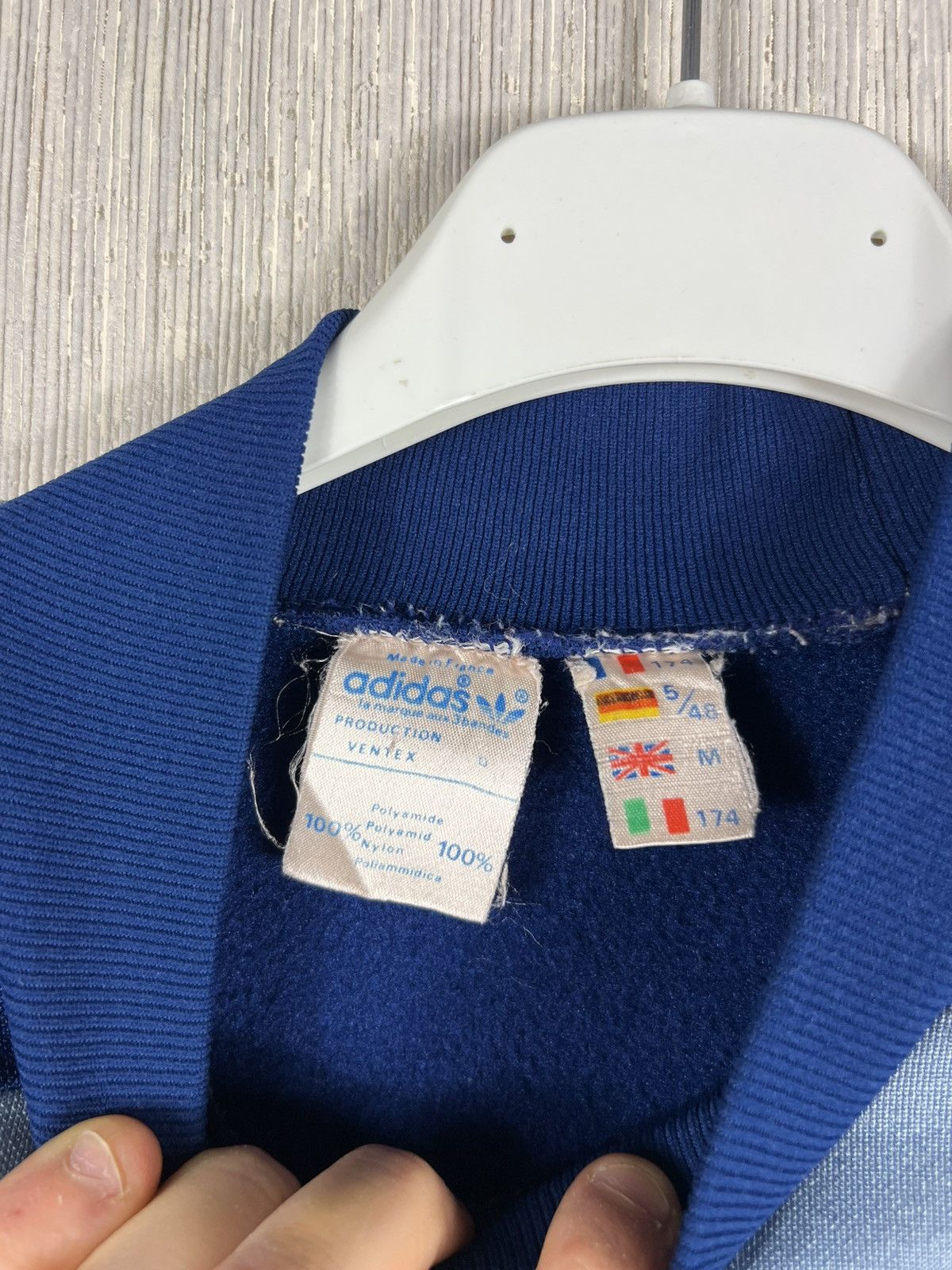 Adidas Vintage 70s Adidas Ventex sweatshirt central flower logo Size M / US 6-8 / IT 42-44 - 16 Thumbnail