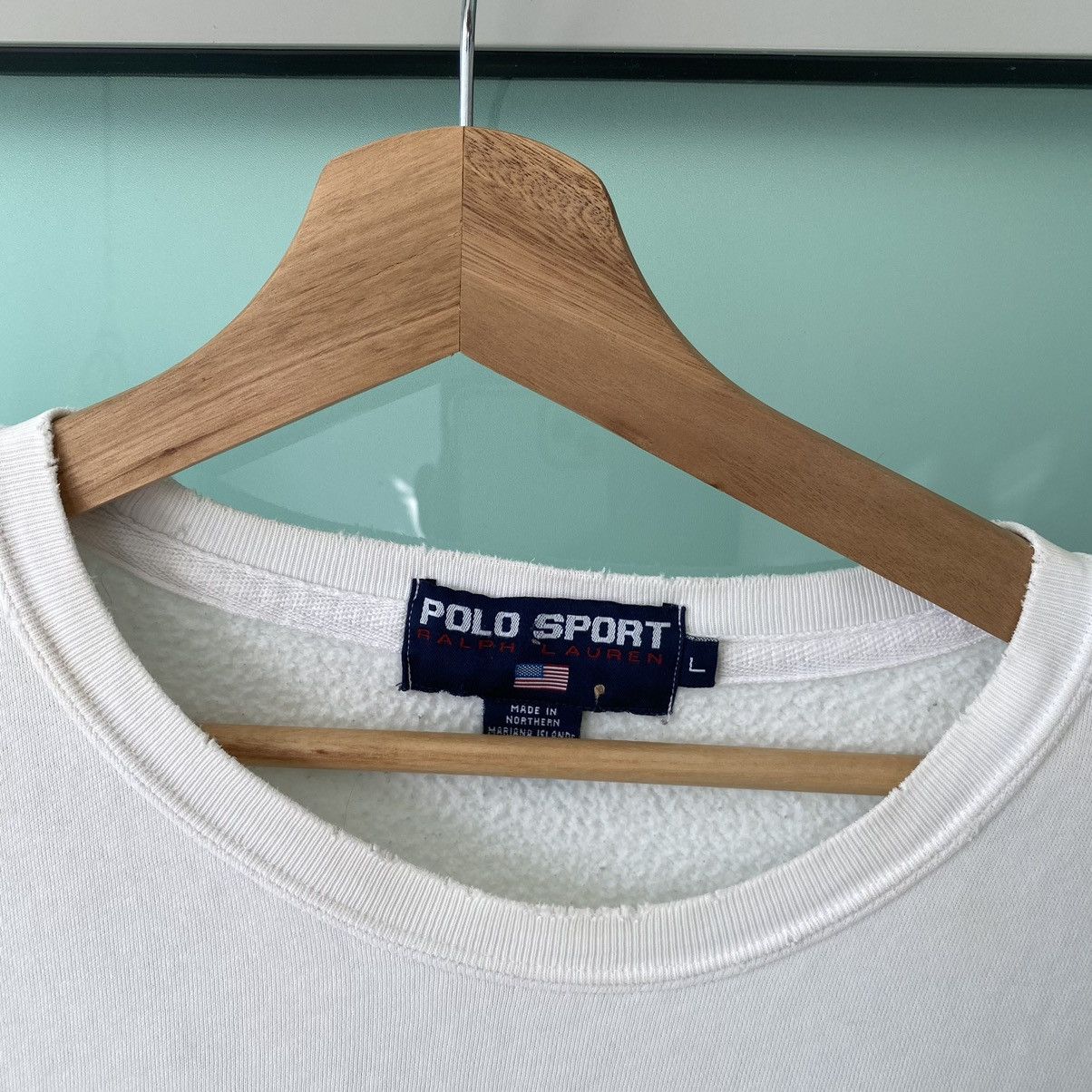 Polo Ralph Lauren Thrashed Vintage 90s Polo Sport Ralph Lauren ERD GRUNGE Size US L / EU 52-54 / 3 - 3 Thumbnail