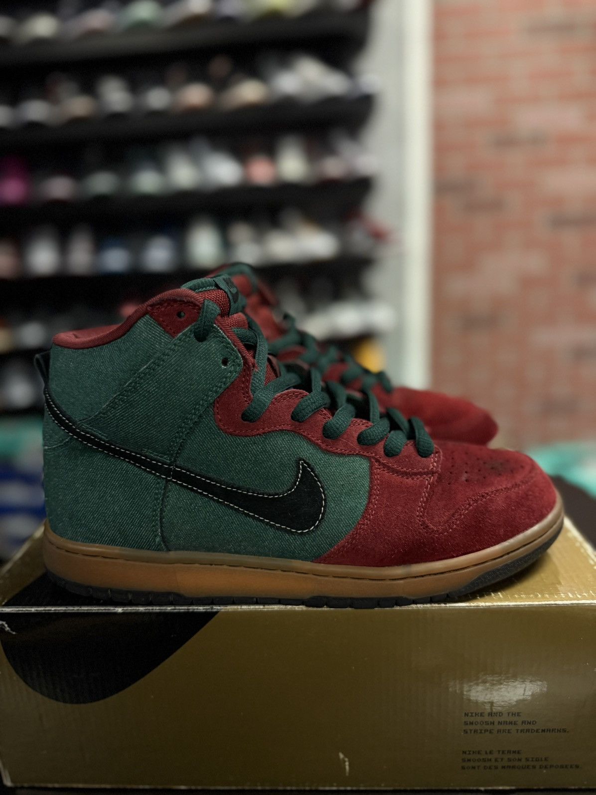 Nike Size 9.5- Nike SB Dunk High Pro Goofy Boy (305050-305) RARE Size US 9.5 / EU 42-43 - 3 Thumbnail
