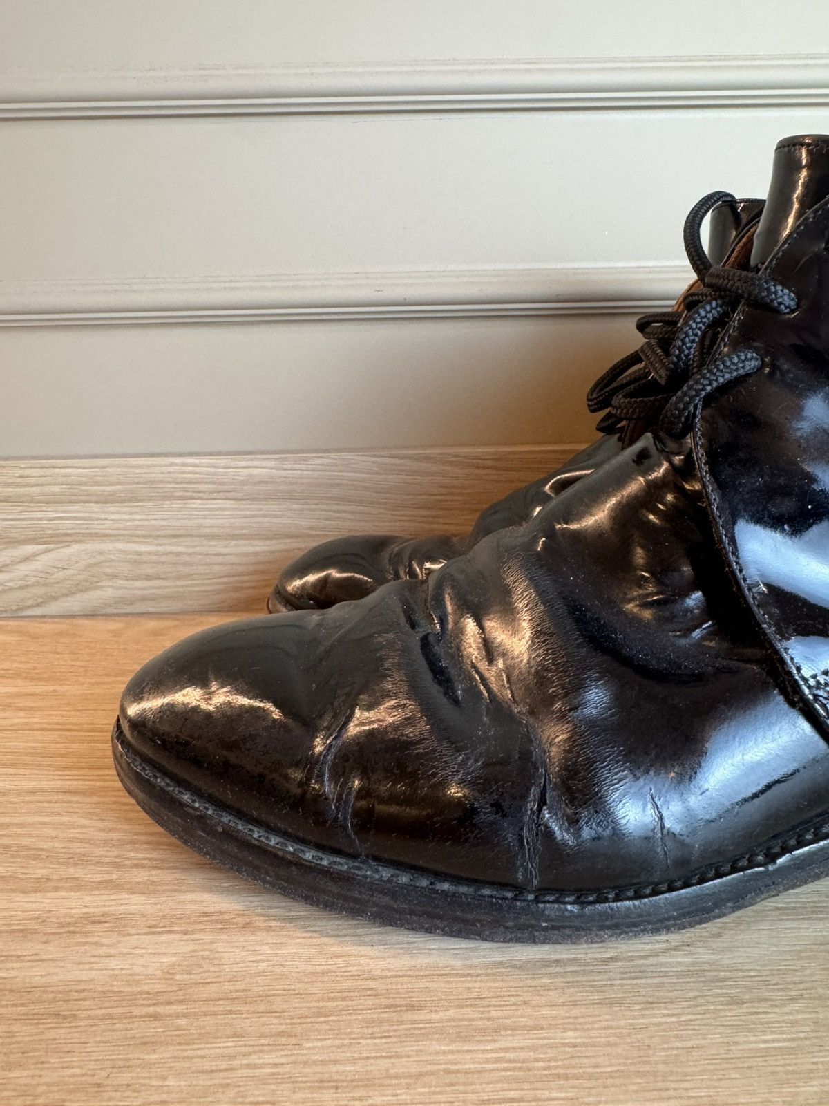 Vintage Vintage Chelsea Leather Avant Garde Boots Size US 11.5 / EU 44-45 - 9 Thumbnail