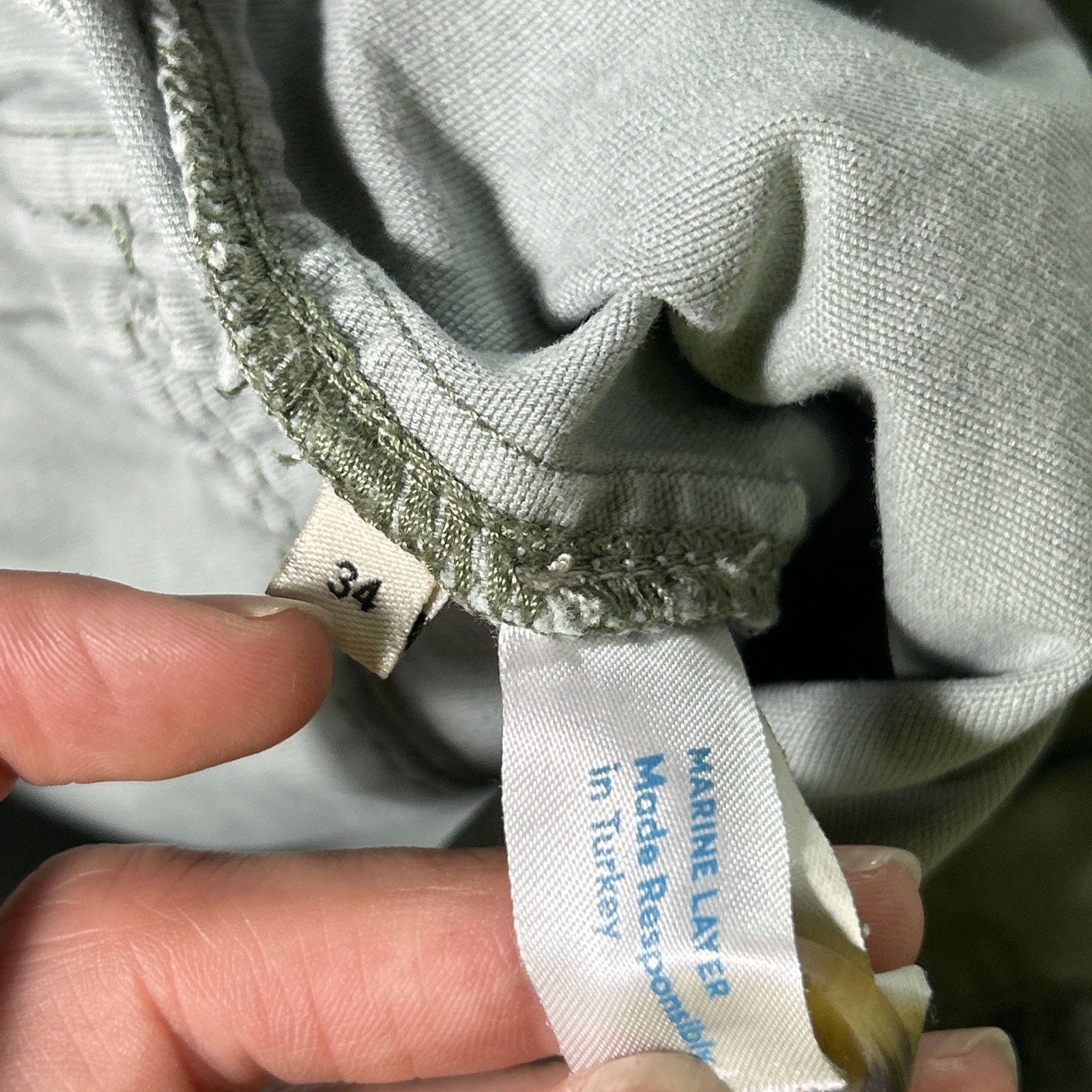 Marine Layer Marine Layer Straight Leg Pants 34x32 Hamilton Double Knee Size US 34 / EU 50 - 4 Thumbnail