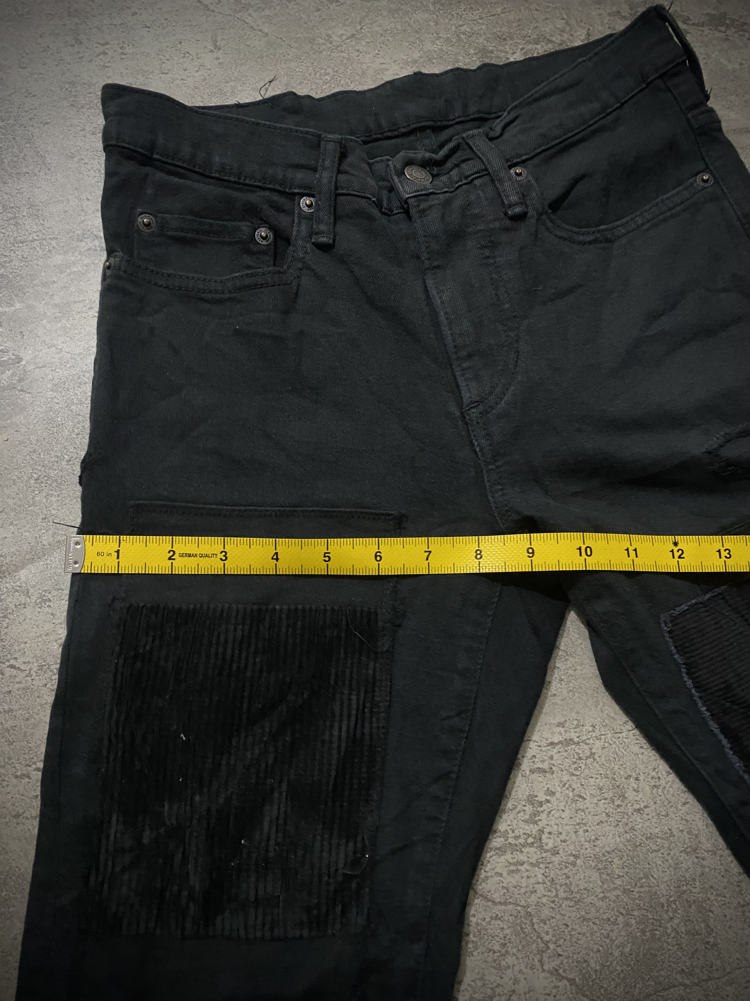 Hysteric Glamour HYSTERIC GLAMOUR PATCHWORK DISTRESSED JEANS Size US 29 - 16 Thumbnail