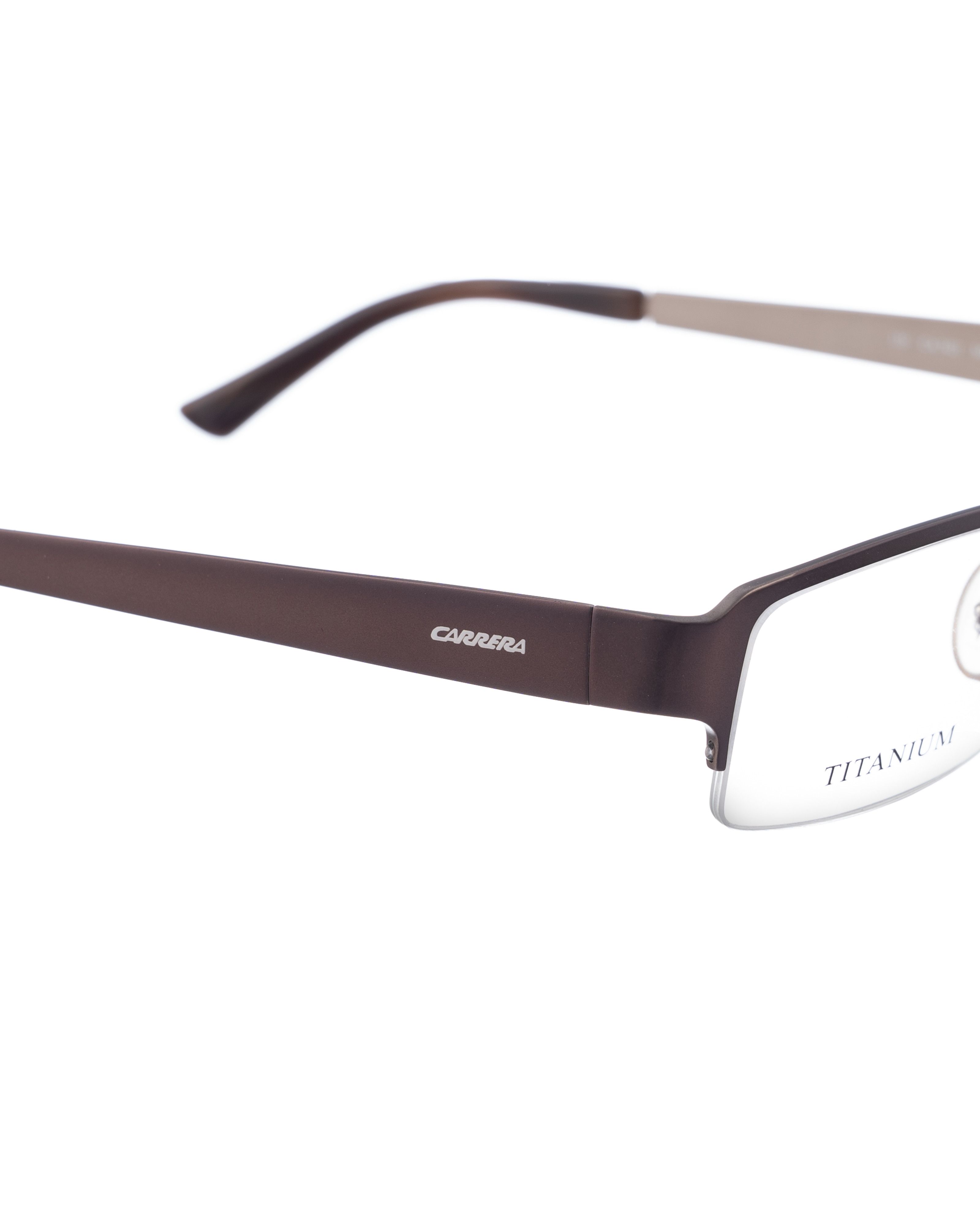 Carrera Carrera 00s Half Rim Brown Metallic Matte Glasses Size ONE SIZE - 3 Thumbnail