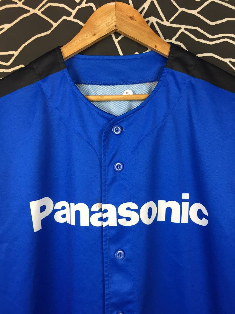 Japanese Brand Panasonic Japanese Industrial League Baseball Club Jersey Size US L / EU 52-54 / 3 - 3 Thumbnail
