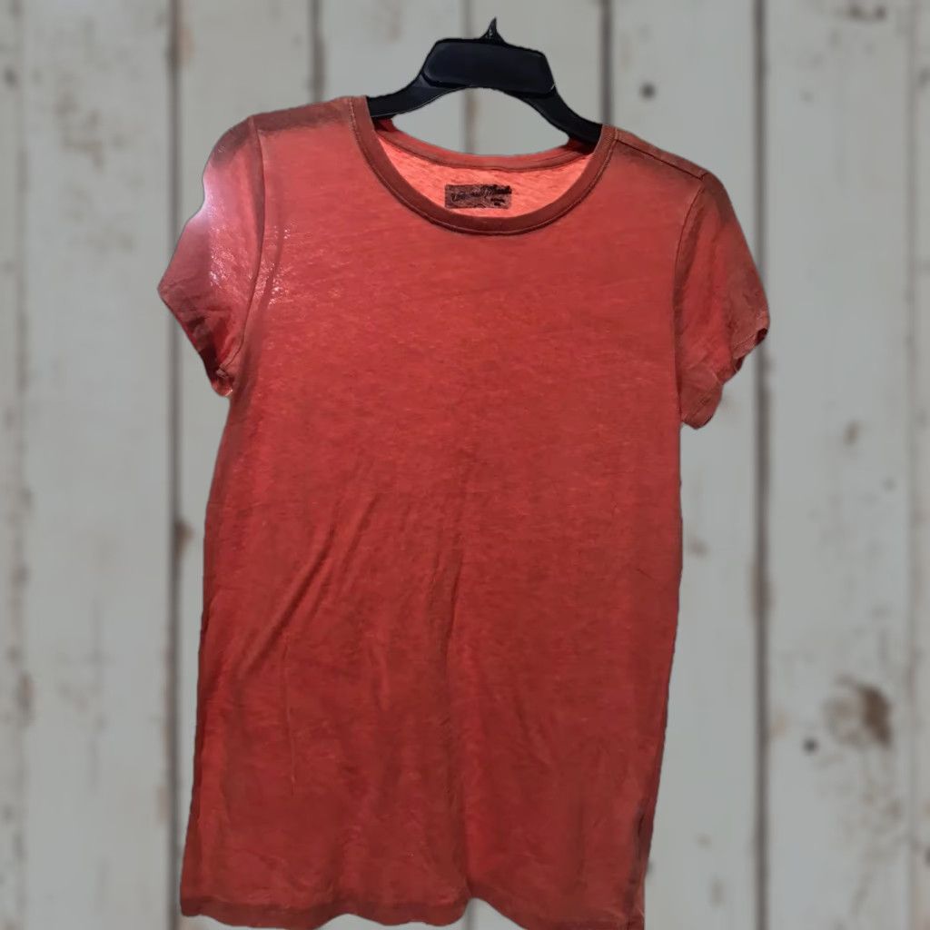 Vintage Universal Thread Women's Orange Cotton T-Shirt XS Short Sleeve Casual Basic Size XS / US 0-2 / IT 36-38 - 1 Thumbnail