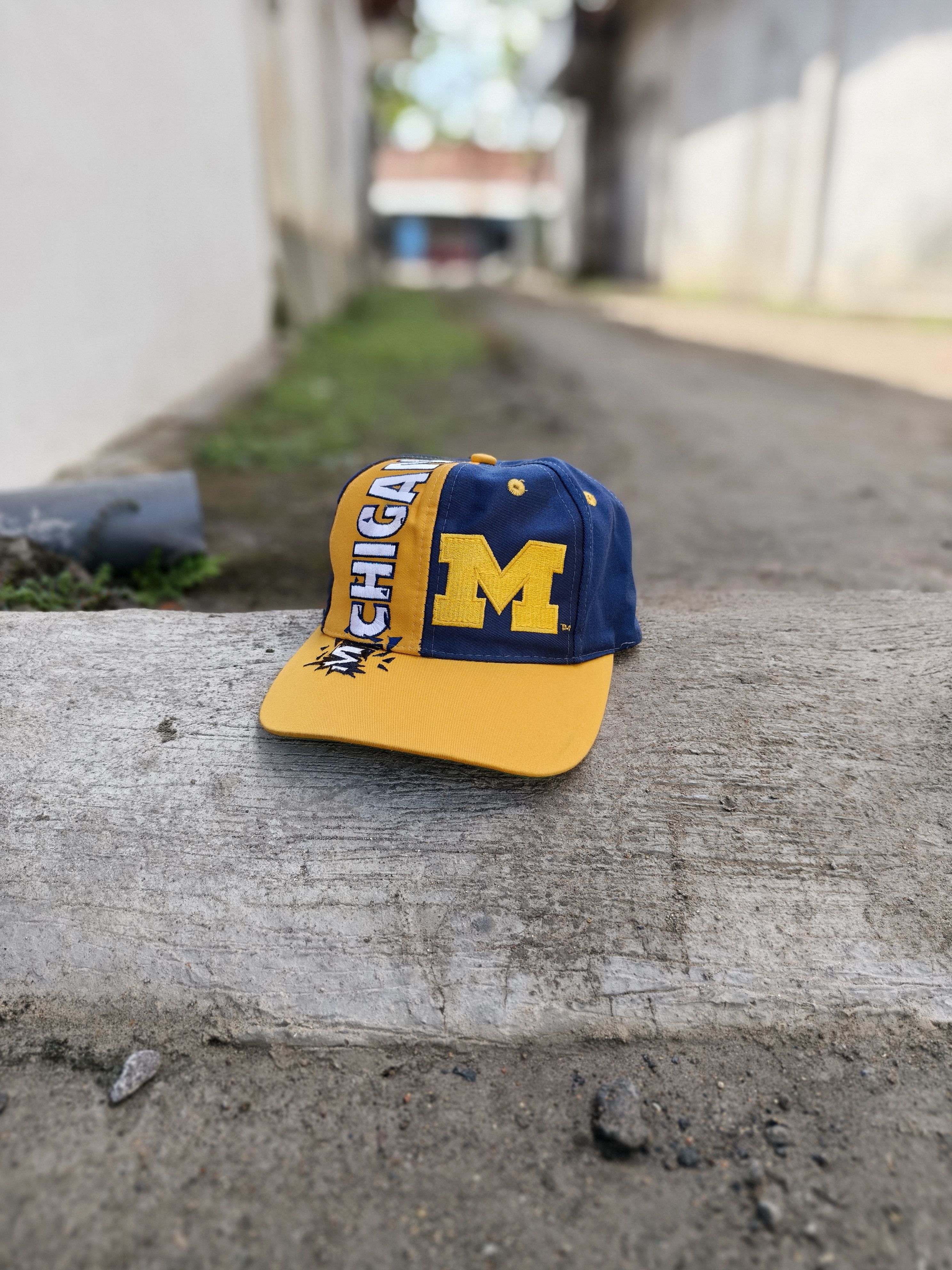Logo 7 Michigan Wolverines VTG Hat Size ONE SIZE - 3 Thumbnail