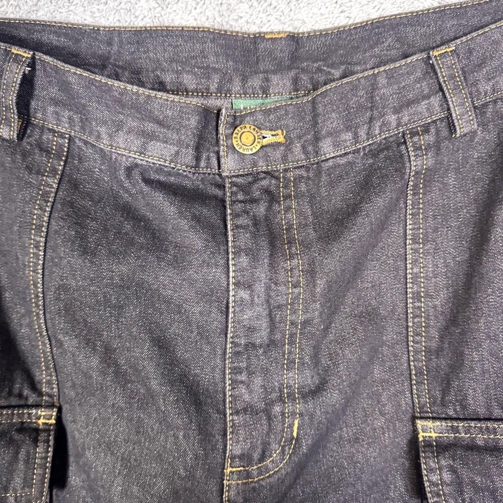 Ralph Lauren VINTAGE Ralph Lauren Jeans Co. Cargo Wide Leg Baggy 90s Womens 18W Size 40" / US 18 - 5 Thumbnail