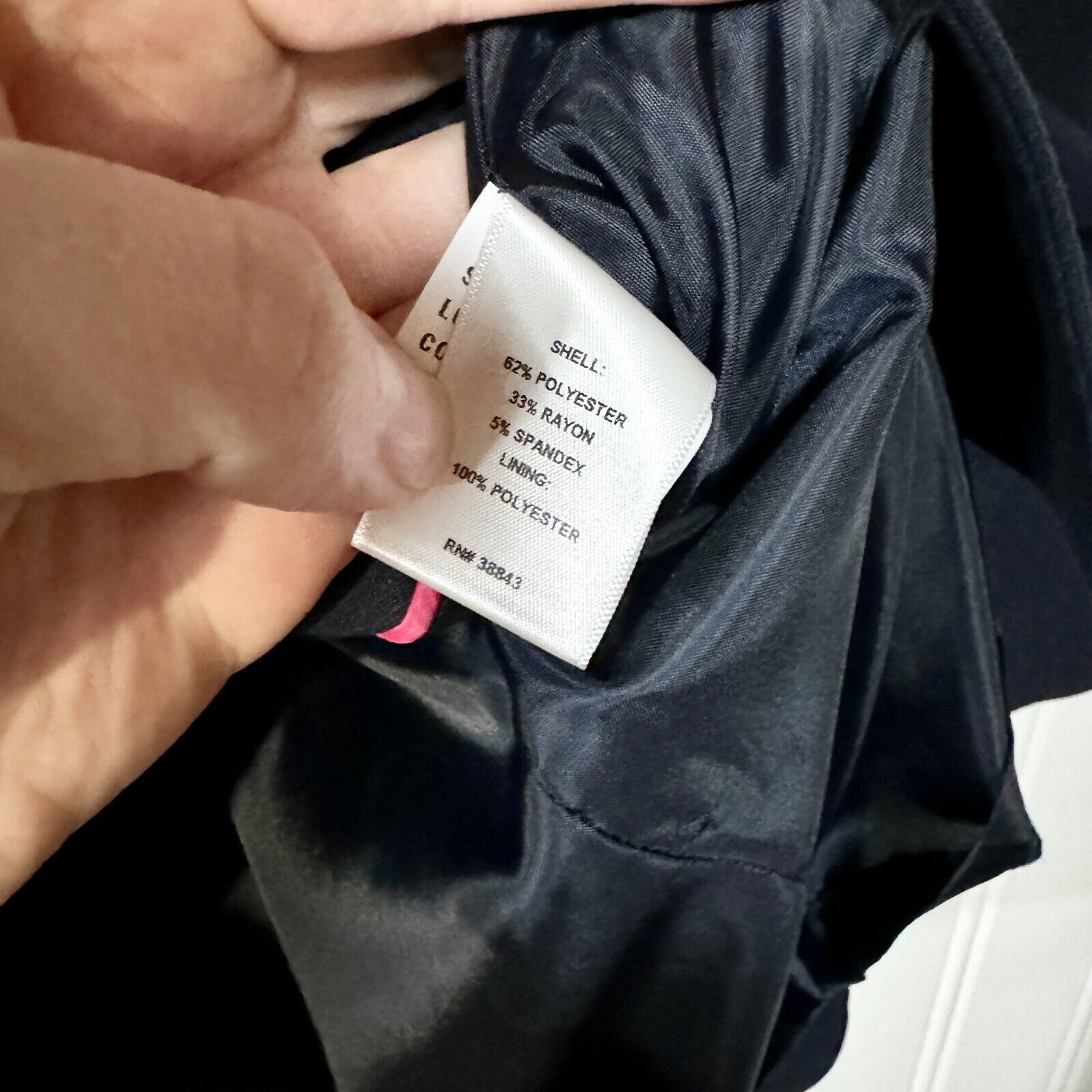 Elie Tahari Tahari Jacket Button Down Navy Blue Pleated Collared Size M Size M / US 6-8 / IT 42-44 - 6 Thumbnail