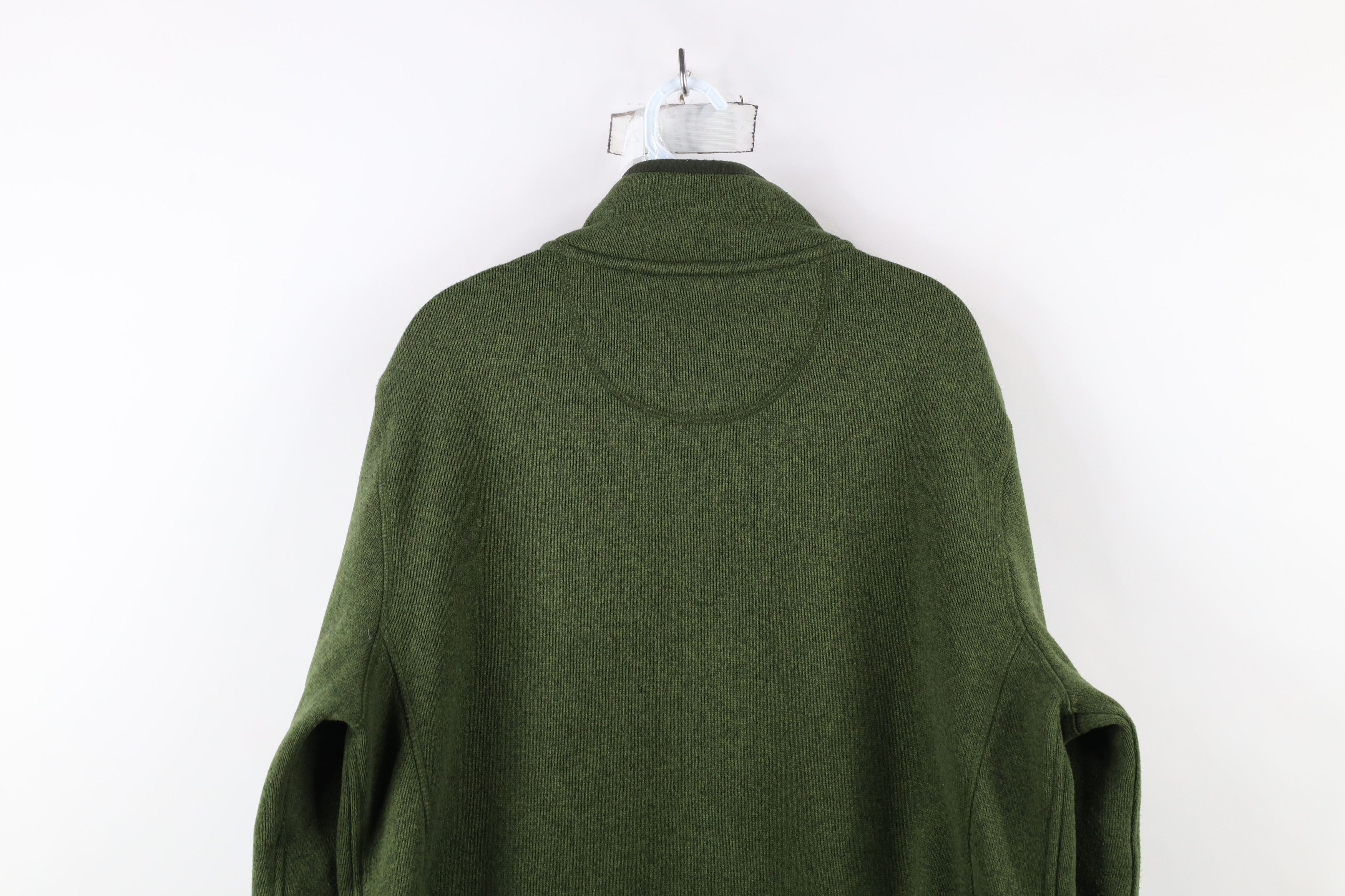 L.L. Bean × Vintage Vintage LL Bean Fleece Knit Full Zip Sweater Jacket Swacket Size US L / EU 52-54 / 3 - 13 Thumbnail