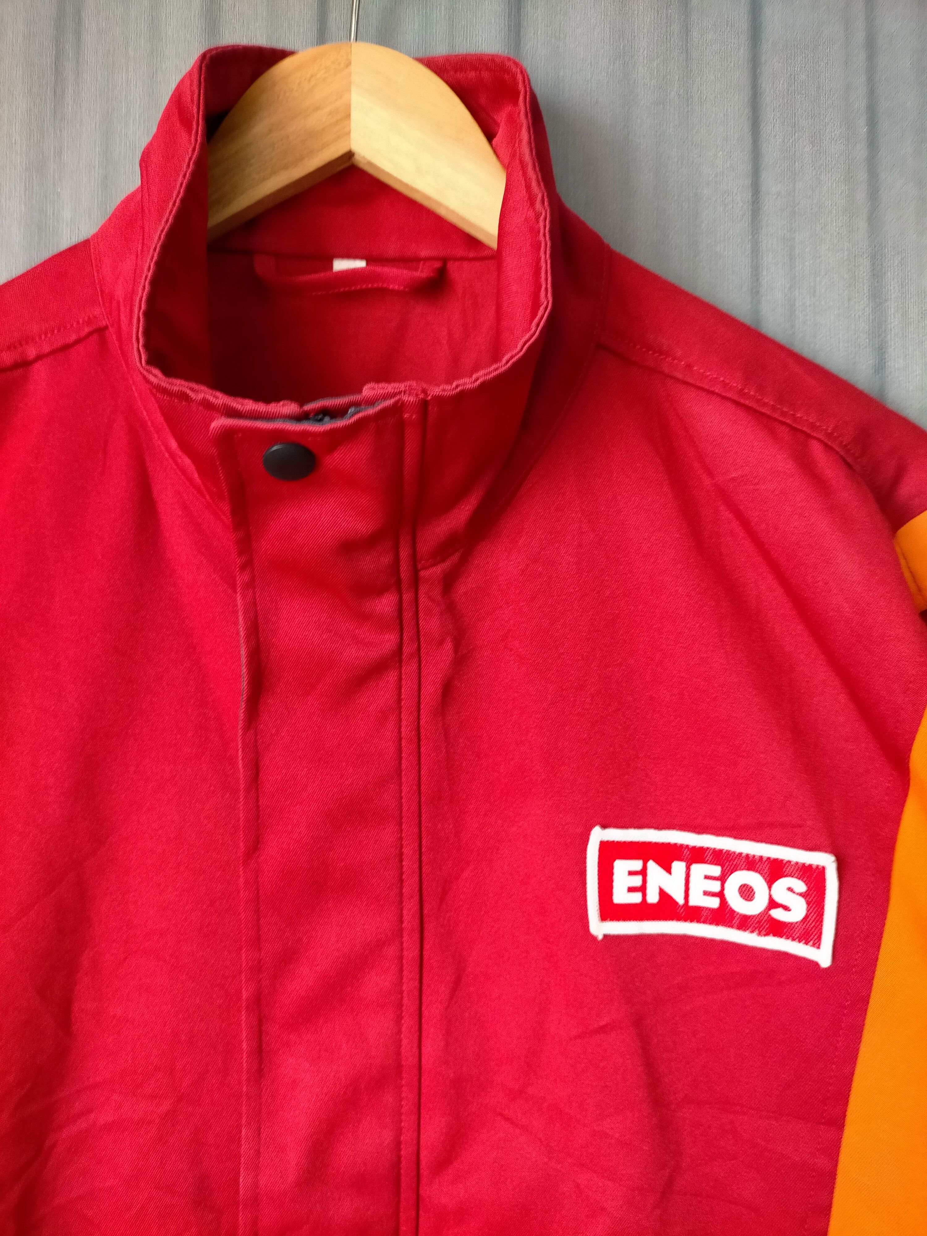 Japanese Brand Vintage Eneos Zipped Japan Jacket Size US L / EU 52-54 / 3 - 7 Thumbnail