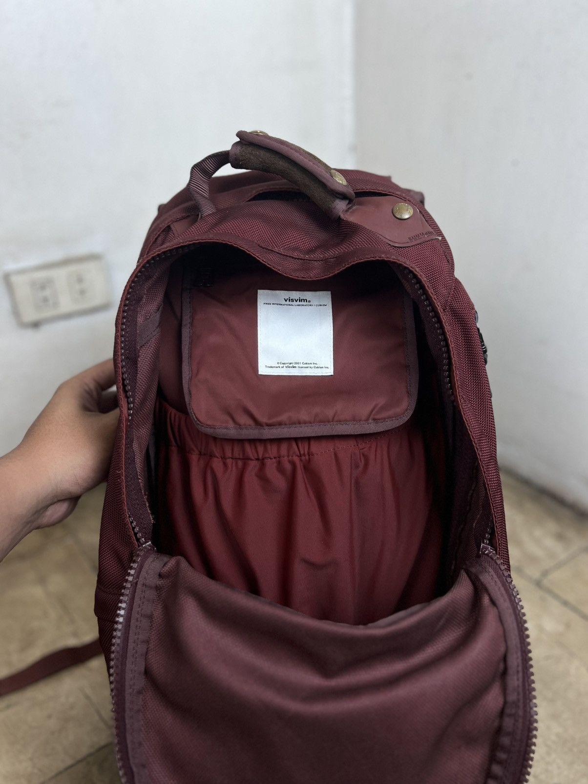 Visvim Visvim Ballistic 22L Backpack – Burgundy Color Size ONE SIZE - 9 Thumbnail