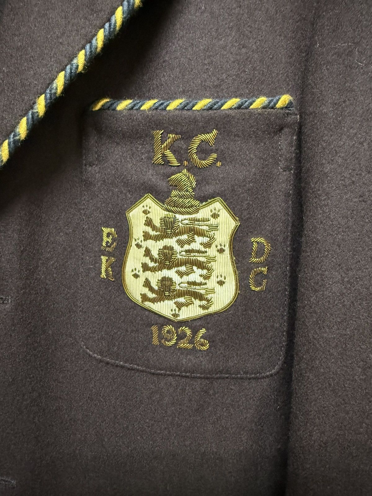 Kent & Curwen KENT & CURWEN Three Lions wool Coat Size 48R - 4 Thumbnail