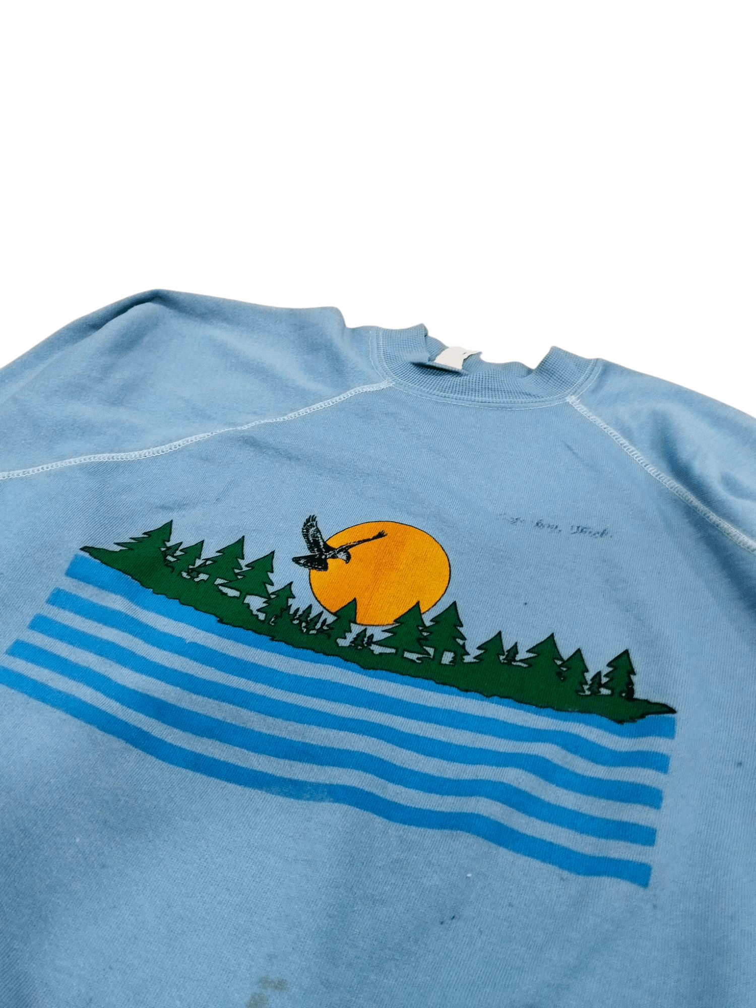 Vintage Vintage 80s Hawaii Sunset Photo Sweatshirt Size US L / EU 52-54 / 3 - 2 Thumbnail