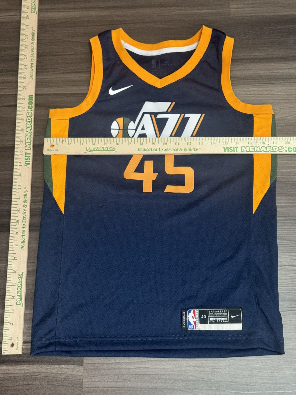 Nike Utah Jazz Donovan Mitchell #45 Dri-Fit Swingman Jersey 40 Size US S / EU 44-46 / 1 - 7 Thumbnail