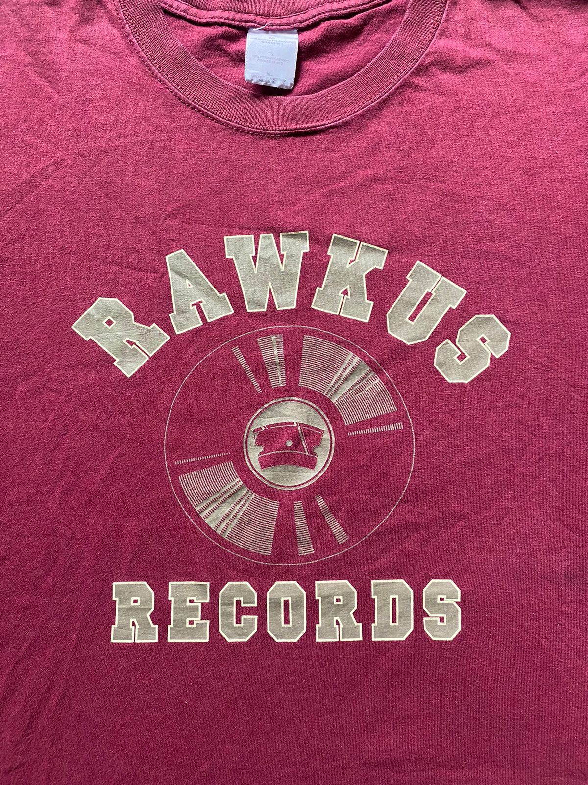 Rap Tees Rawkus Records Tee Maroon Size XL Size US XL / EU 56 / 4 - 3 Thumbnail