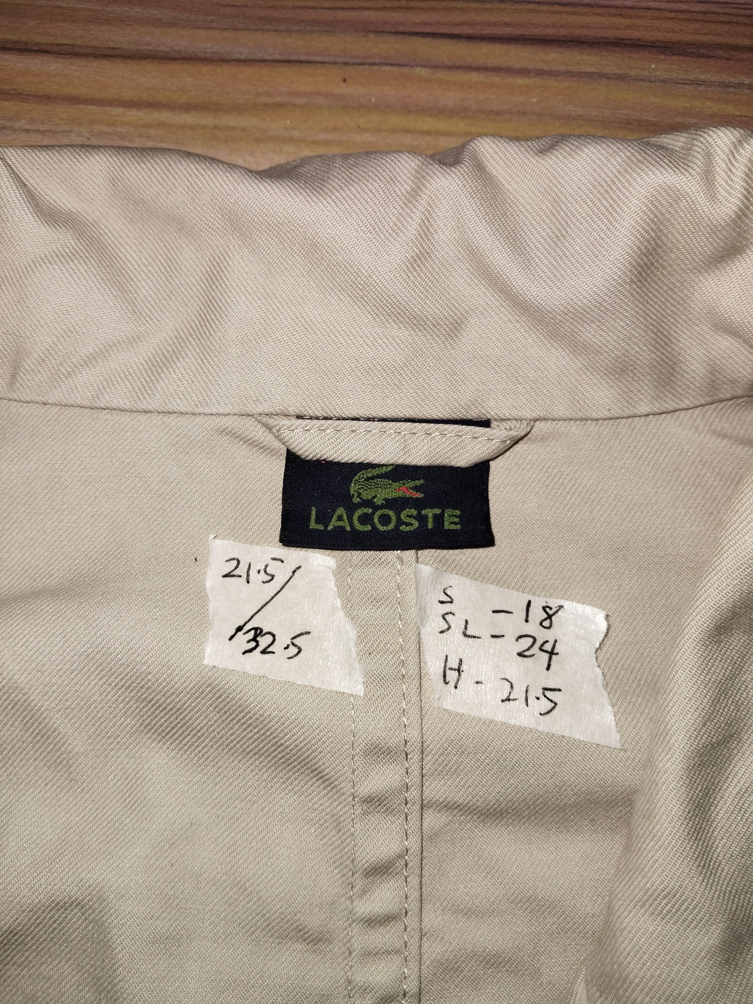 Lacoste LACOSTE Trench Coat Size US L / EU 52-54 / 3 - 3 Thumbnail