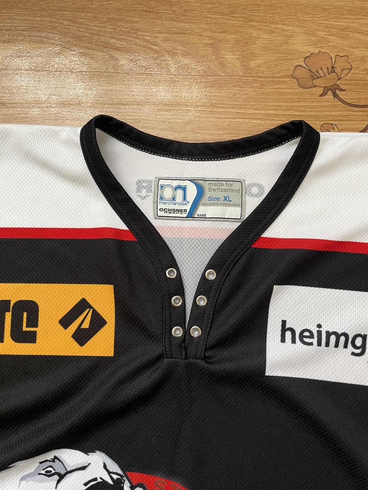 Other St.Gallen HC Eisbaren Ochsner #73 Euro hockey jersey Size US XL / EU 56 / 4 - 4 Thumbnail