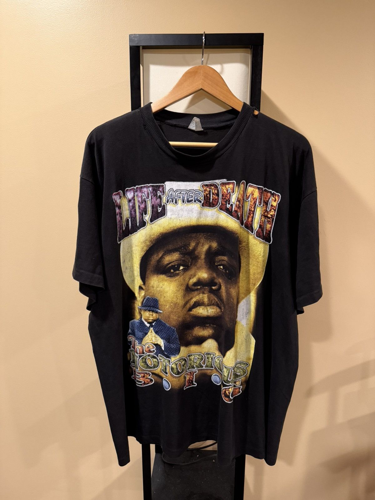 Vintage Vintage Biggie Smalls Notorious BIG Life After Death Rap Tee Size US XXL / EU 58 / 5 - 5 Thumbnail
