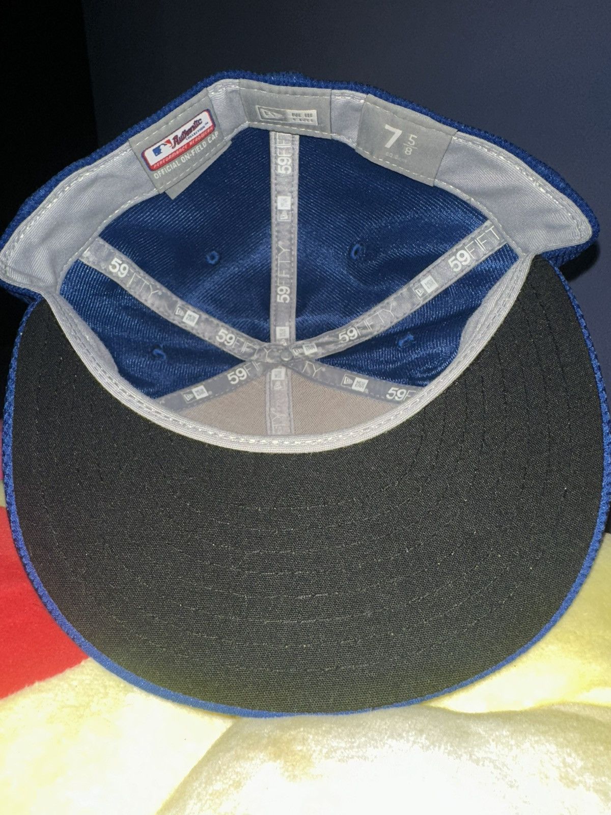 MLB New York Mets Mr Met National League fitted hat Size ONE SIZE - 6 Thumbnail