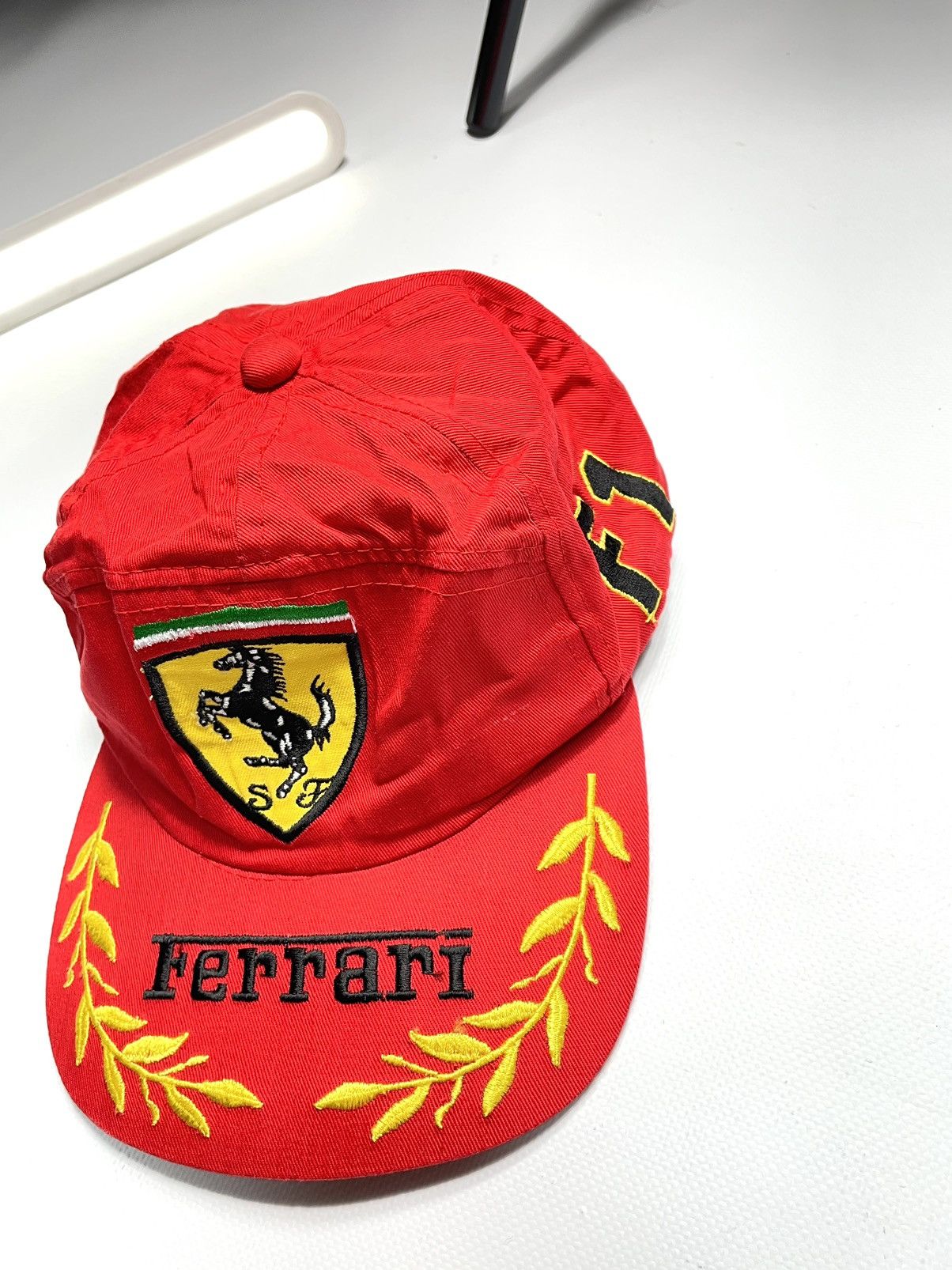 Ferrari Vintage Ferrari Cap Embroidered logo Merchandise Size ONE SIZE - 3 Thumbnail