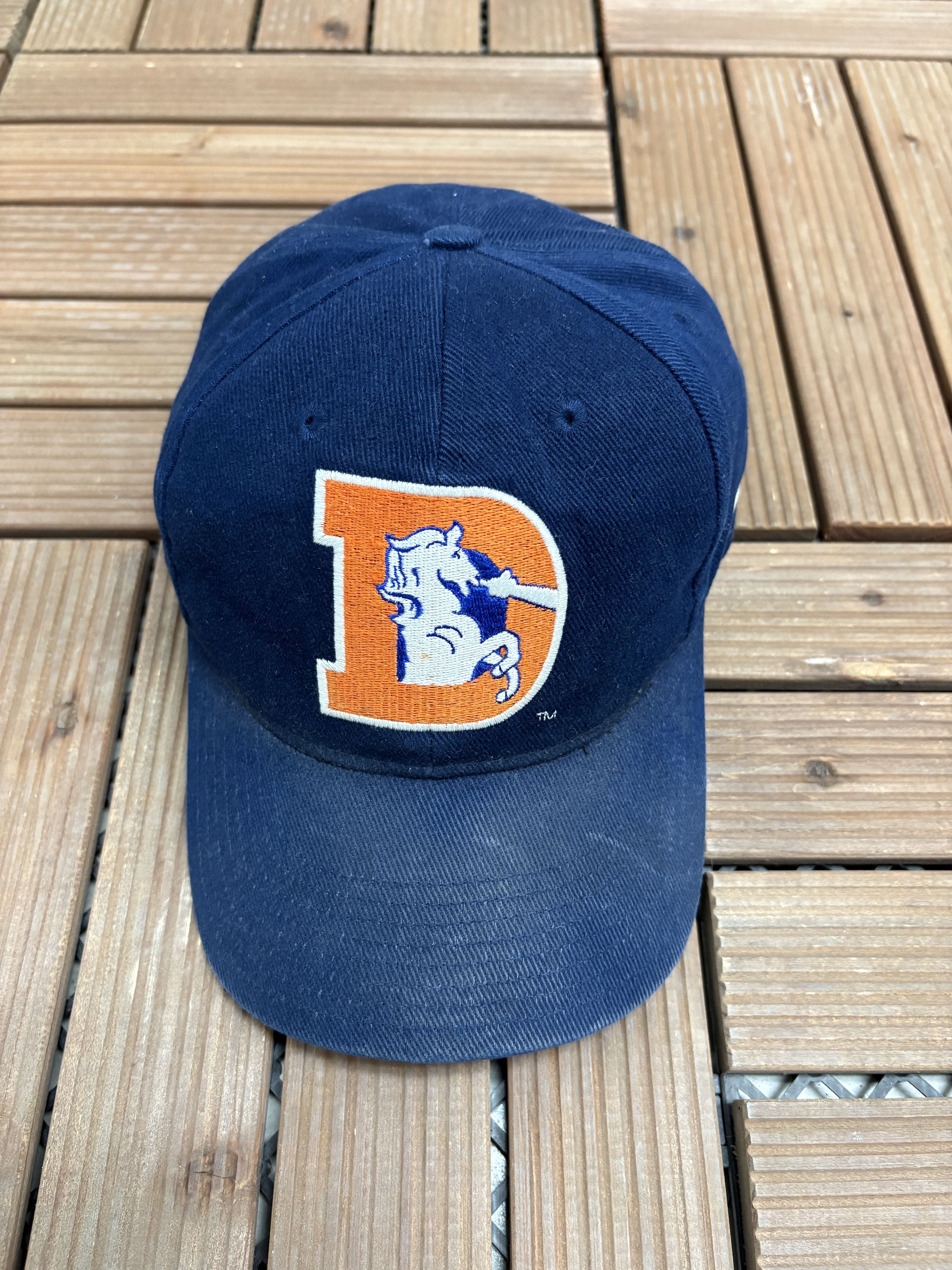Nike × Vintage Denver Broncos Vintage Nike Blue Snap Back Hat Size ONE SIZE - 2 Thumbnail