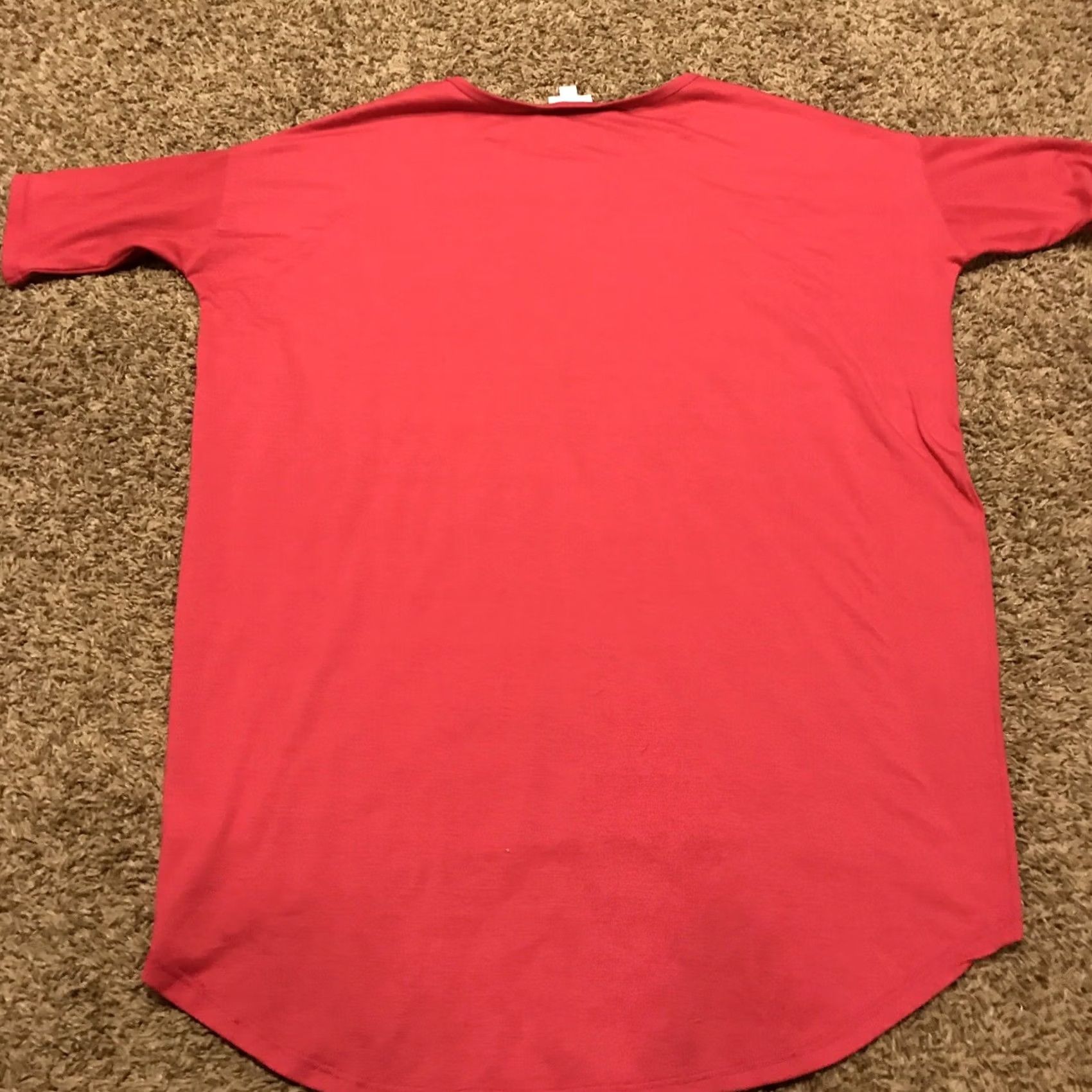 Vintage LuLaRoe Shirt Womens XS Pink Short Sleeve Polyester Blend Crew Neck B14 Lightweight Size XS / US 0-2 / IT 36-38 - 3 Thumbnail