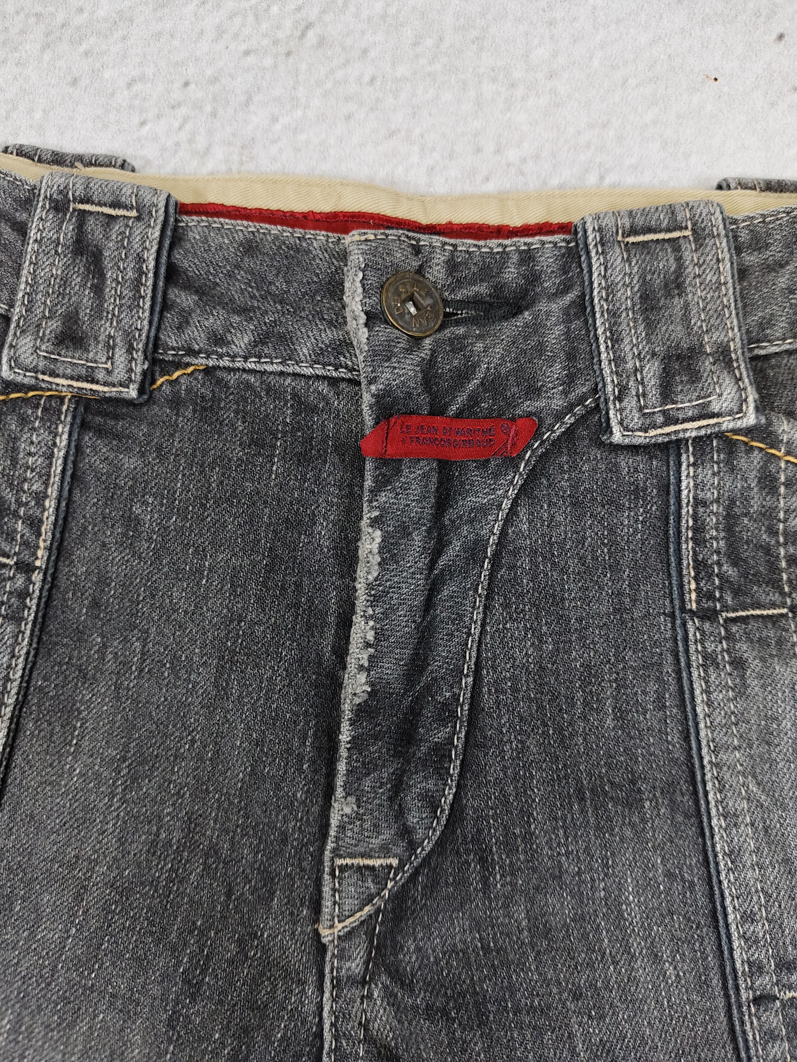 Marithe + Francois Girbaud 90s MFG- Cyber Grunge Strap Bondage Washed Jeans Size US 30 / EU 46 - 5 Thumbnail