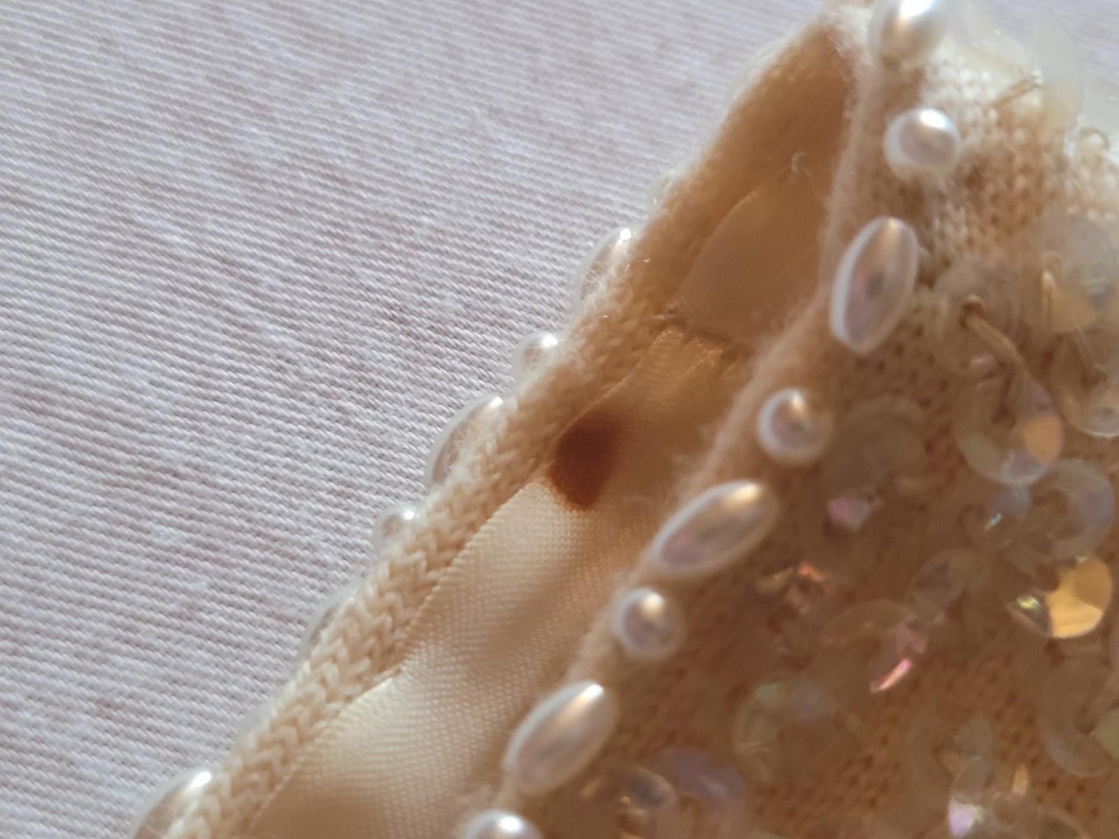 Designer Vintage Sleeveless Sequin Beaded Top Women's Med. 1950s Size M / US 6-8 / IT 42-44 - 8 Thumbnail