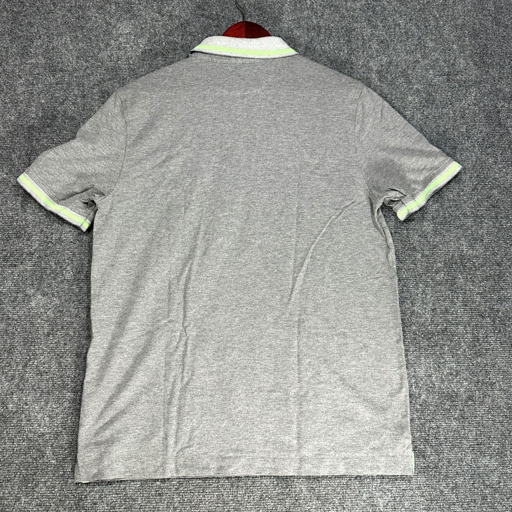 Banana Republic Banana Republic Polo Shirt Mens Large Gray Green Performance Pique Size US L / EU 52-54 / 3 - 6 Thumbnail