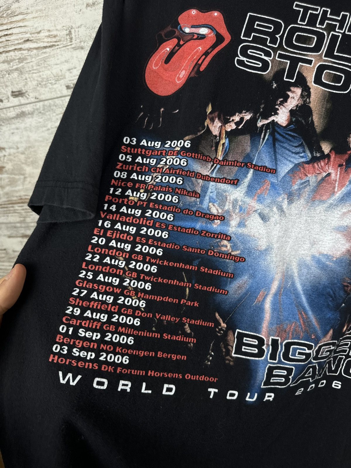 Band Tees Mens Vintage The Rolling Stones T-shirt 2006 rock tee band Size US XL / EU 56 / 4 - 16 Thumbnail
