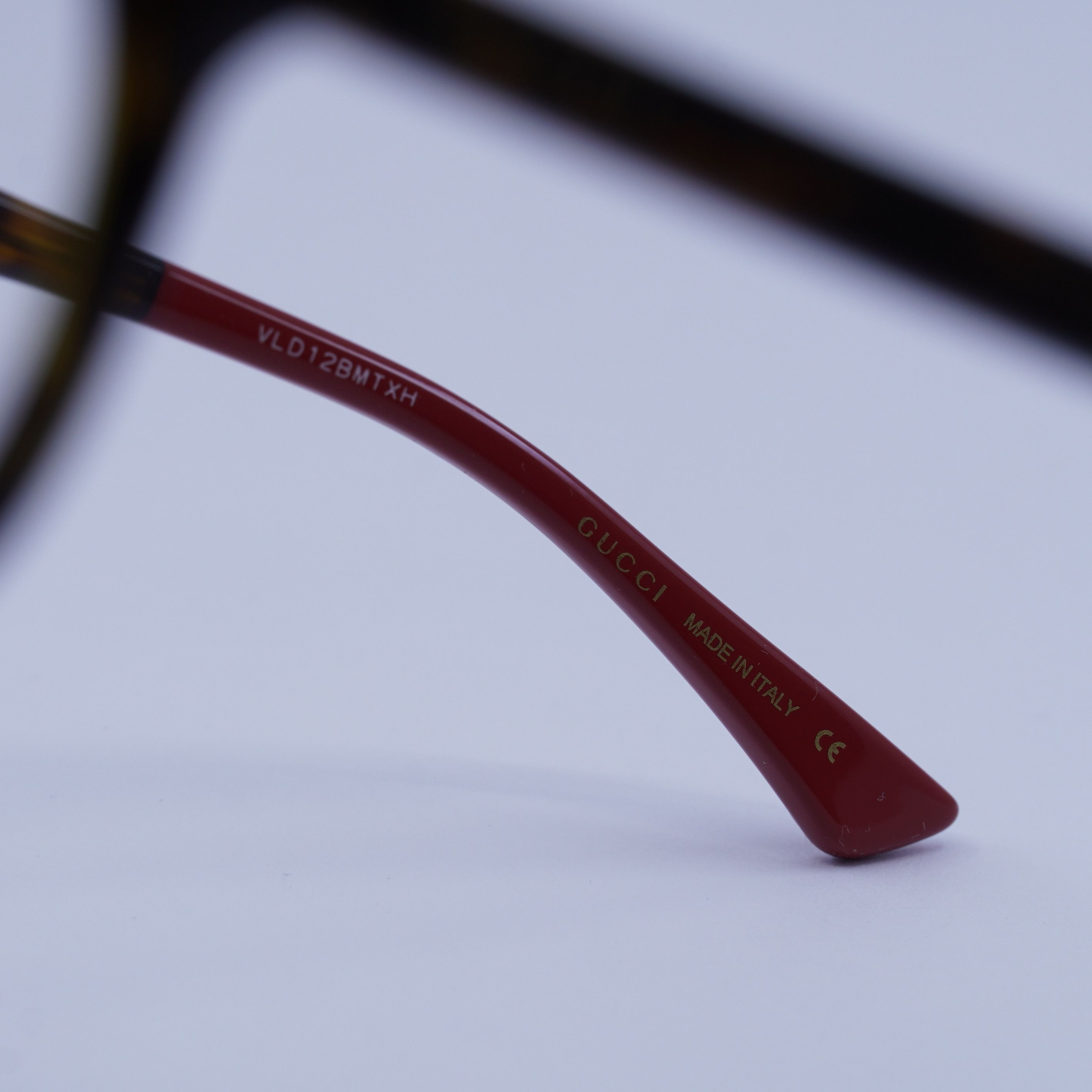 Gucci Gucci GG0406O 006 Eyeglasses Dark Havana 50mm Round Frame Size ONE SIZE - 7 Thumbnail