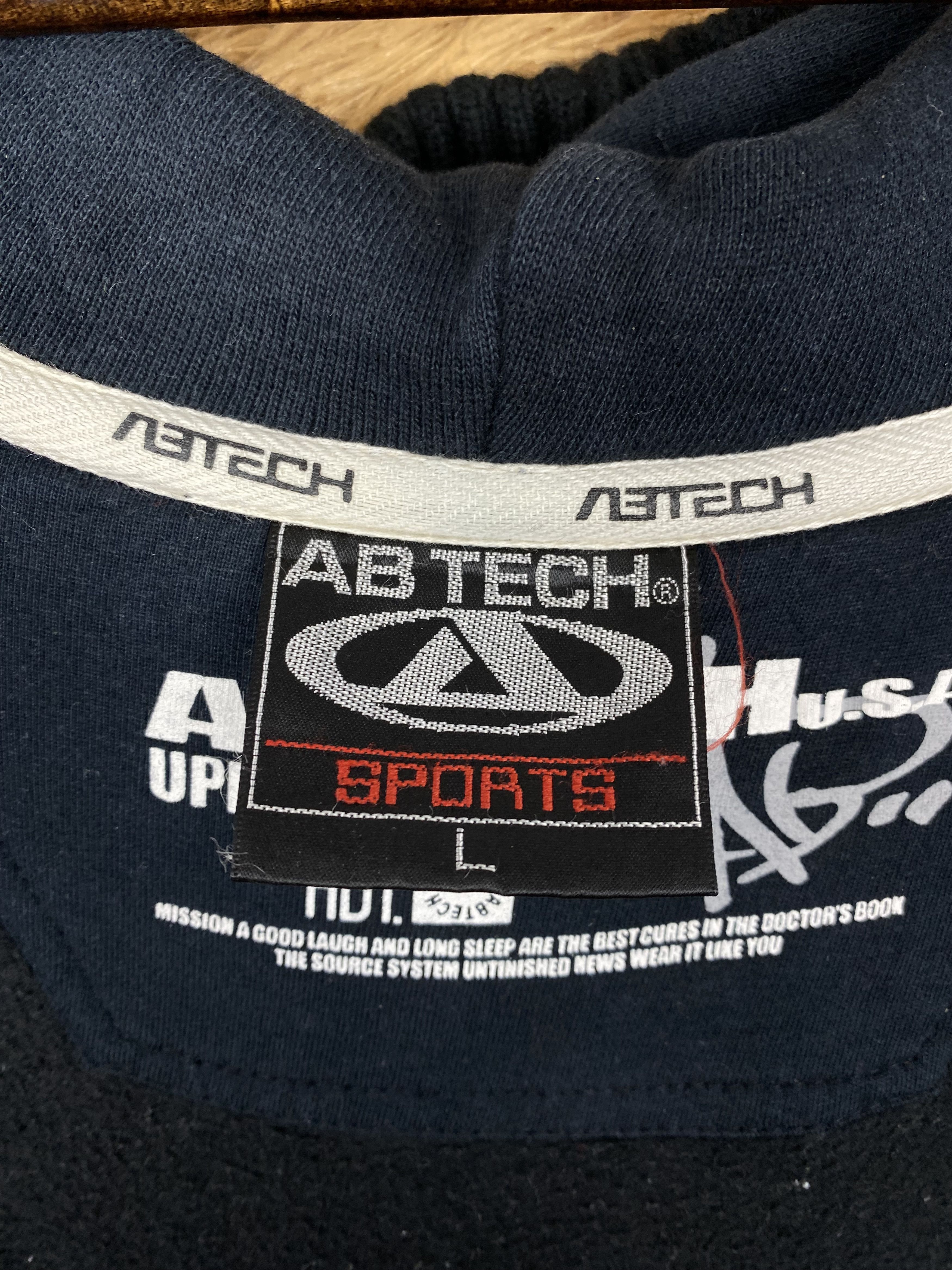 Vintage Vintage Abtech Hoodies PS0272 Size US L / EU 52-54 / 3 - 11 Thumbnail