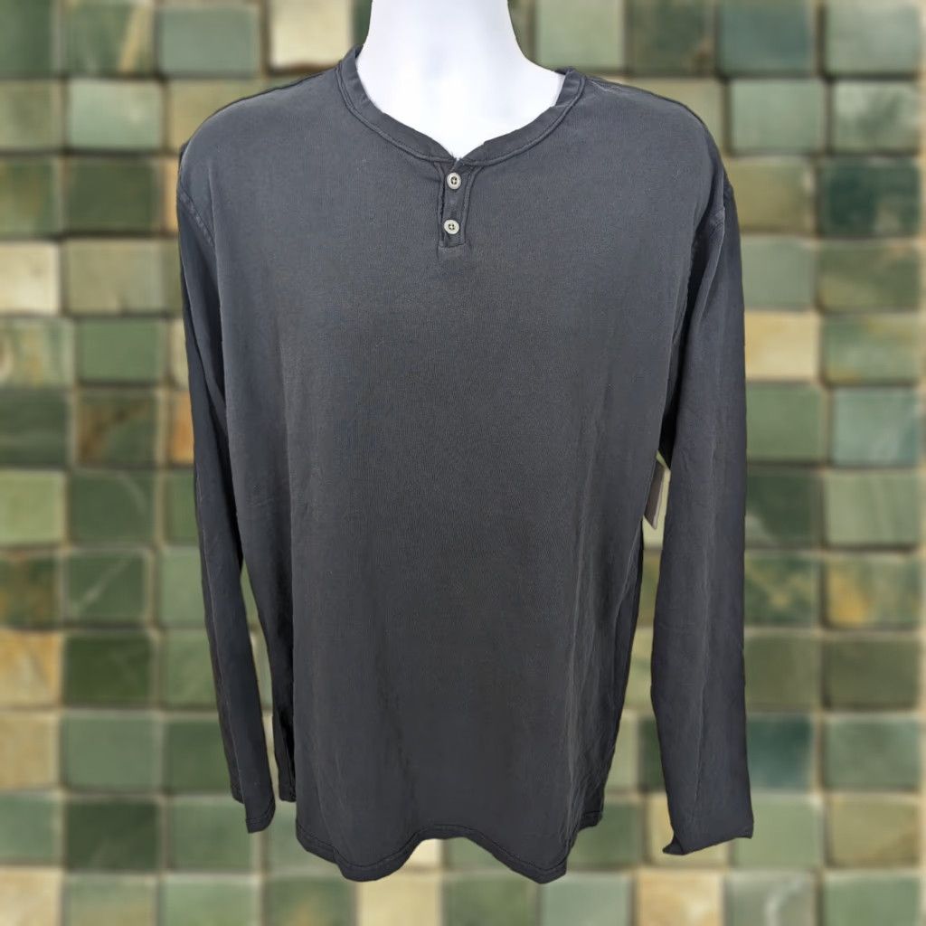 Vintage VINTAGE? No. (But follow rules: No adding.) Field N Forest Henley Shirt LT Mens Black Long Sleeve Workwear Tunic? Size US L / EU 52-54 / 3 - 1 Thumbnail