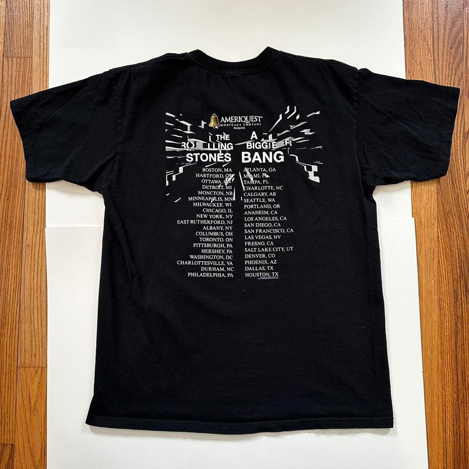 Band Tees × Tultex × Vintage Vintage 2005 The Rolling Stones A Bigger Bang Tour Shirt L Size US L / EU 52-54 / 3 - 2 Thumbnail