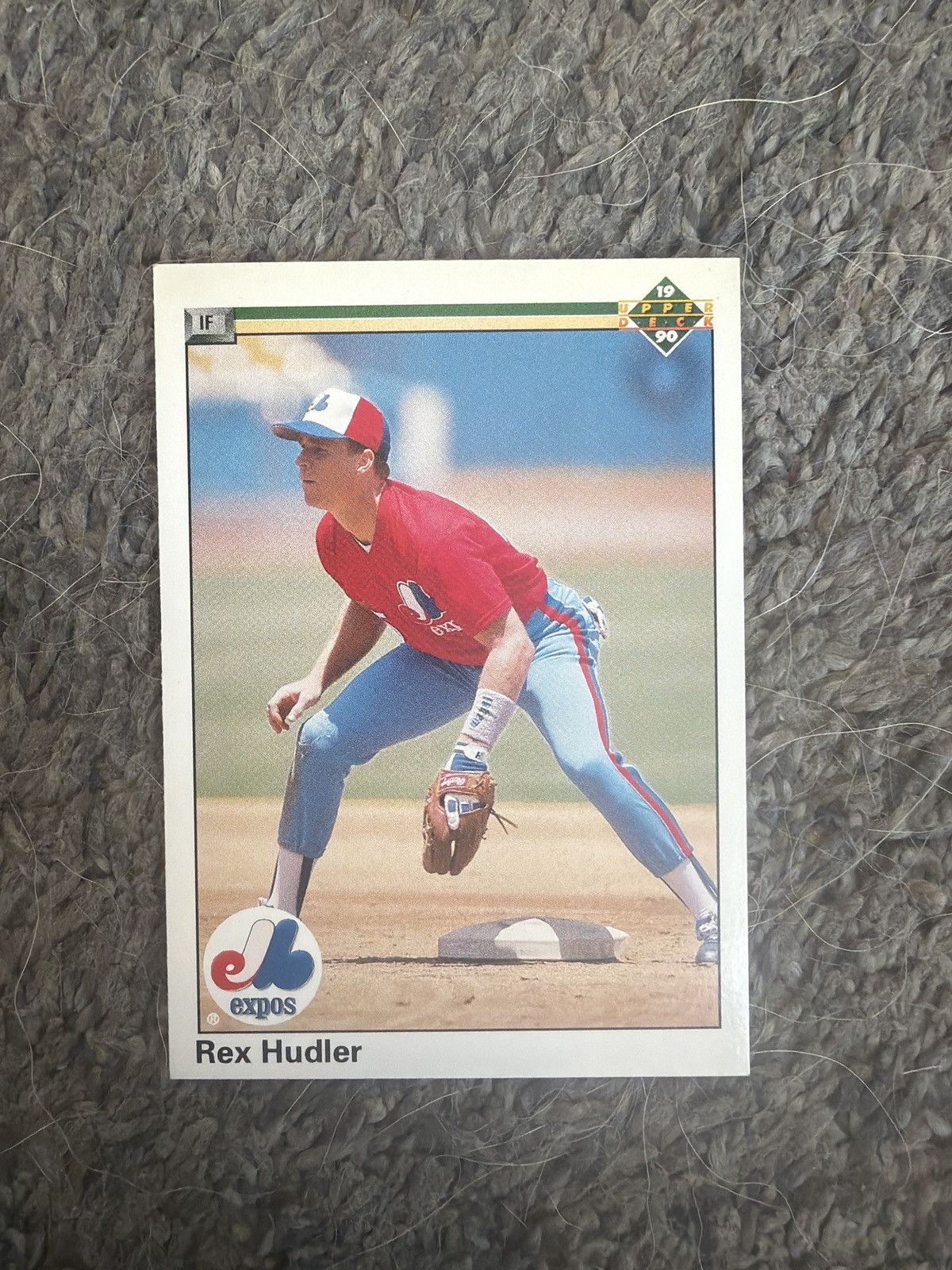 MLB 1990 Upper Deck #411 Rex Hudler Card Size ONE SIZE - 1 Thumbnail