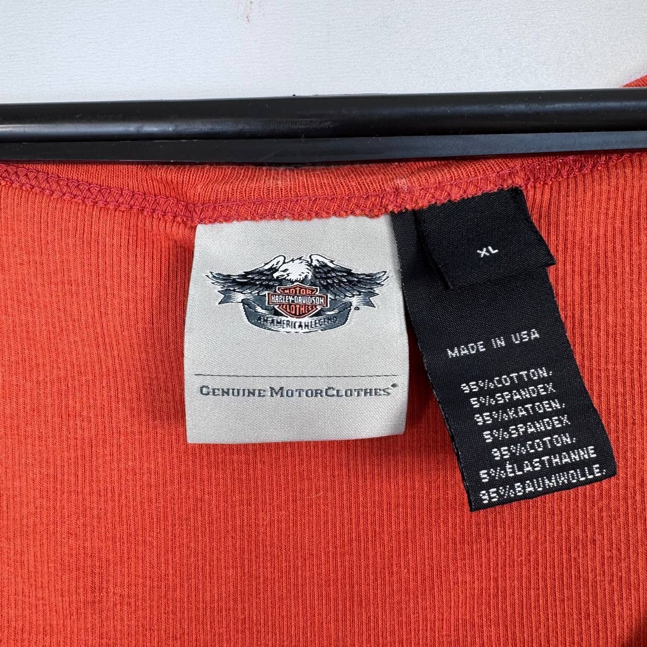 Harley Davidson Harley Davidson Womens Tank Top Usa Made Orange Biker Xl Size US XL / EU 56 / 4 - 4 Thumbnail