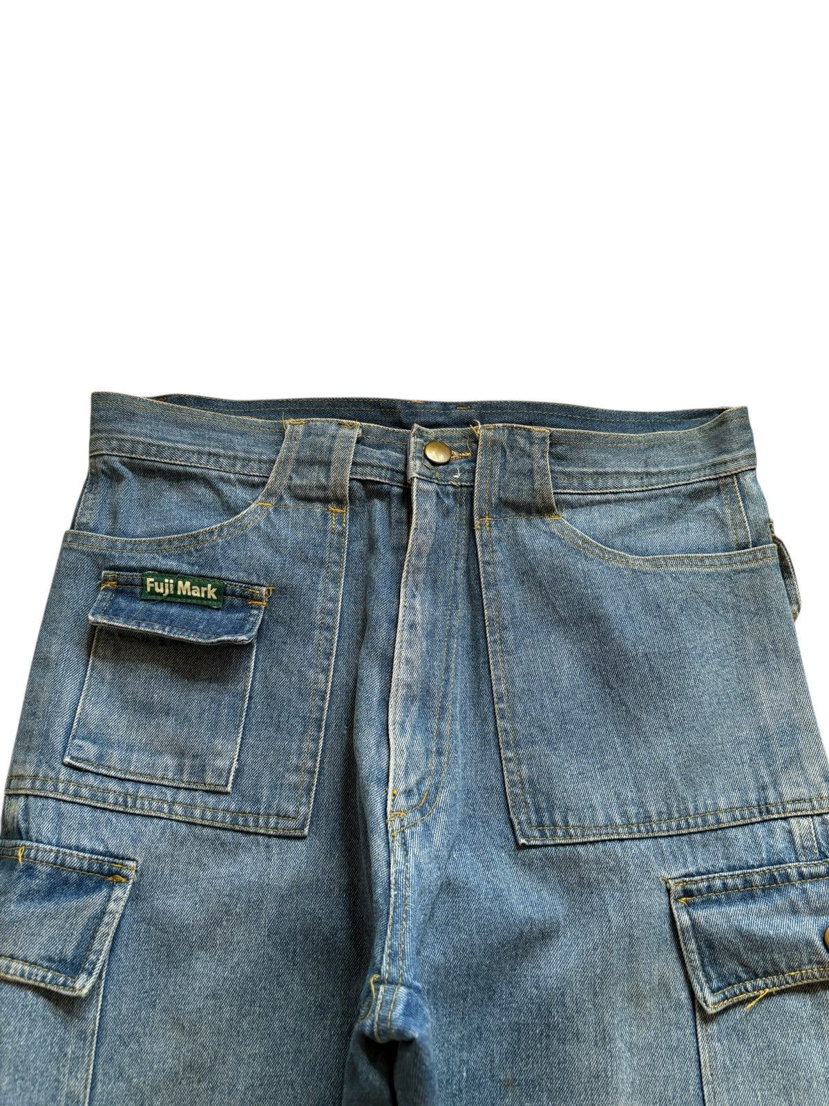 Japanese Brand Vintage Japanese Brand Mud Wash Cargo Bush Pant Jeans Size US 31 - 4 Thumbnail