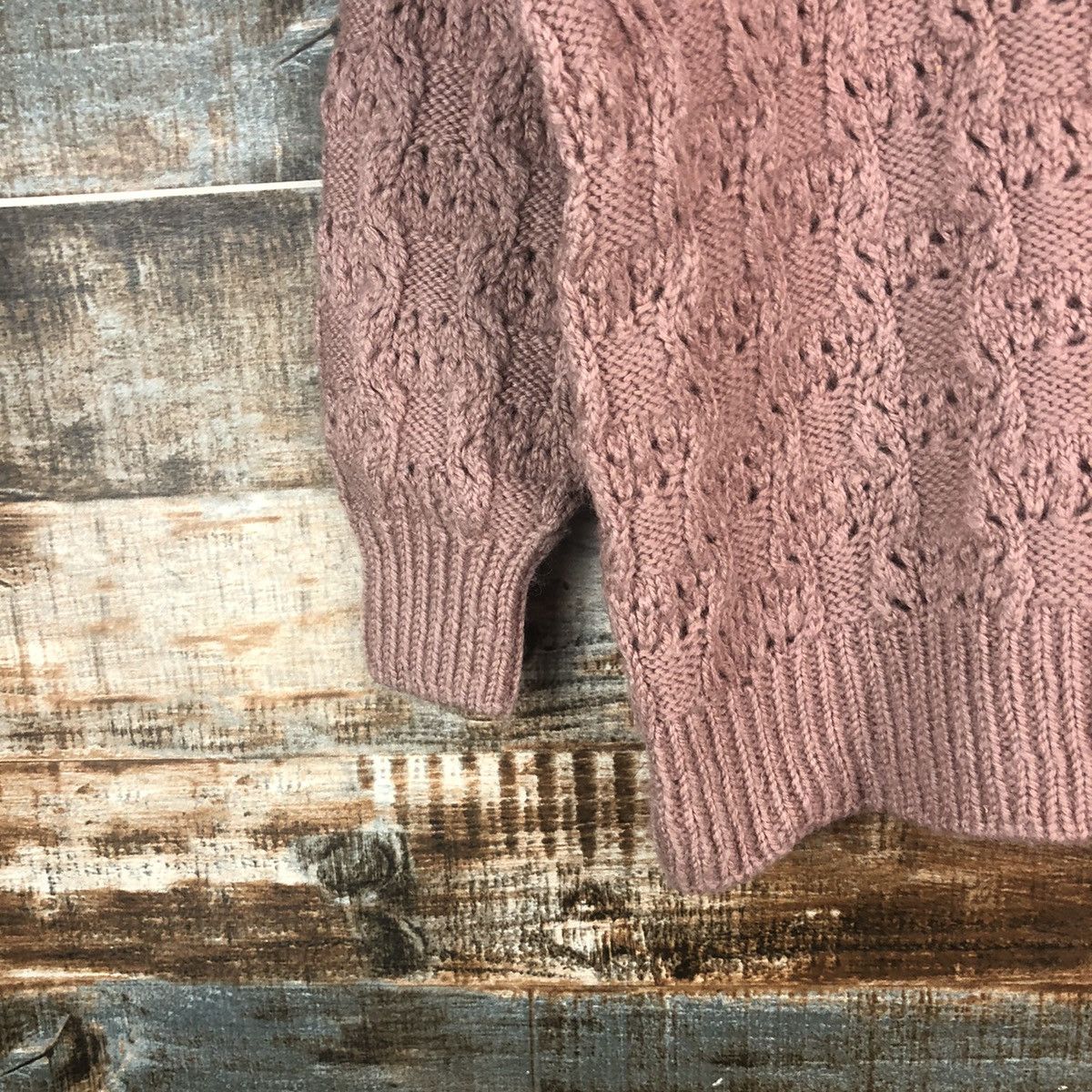Homespun Knitwear × Japanese Brand Japanese Brand Pink Knitwear #A2279 Size S / US 4 / IT 40 - 7 Thumbnail