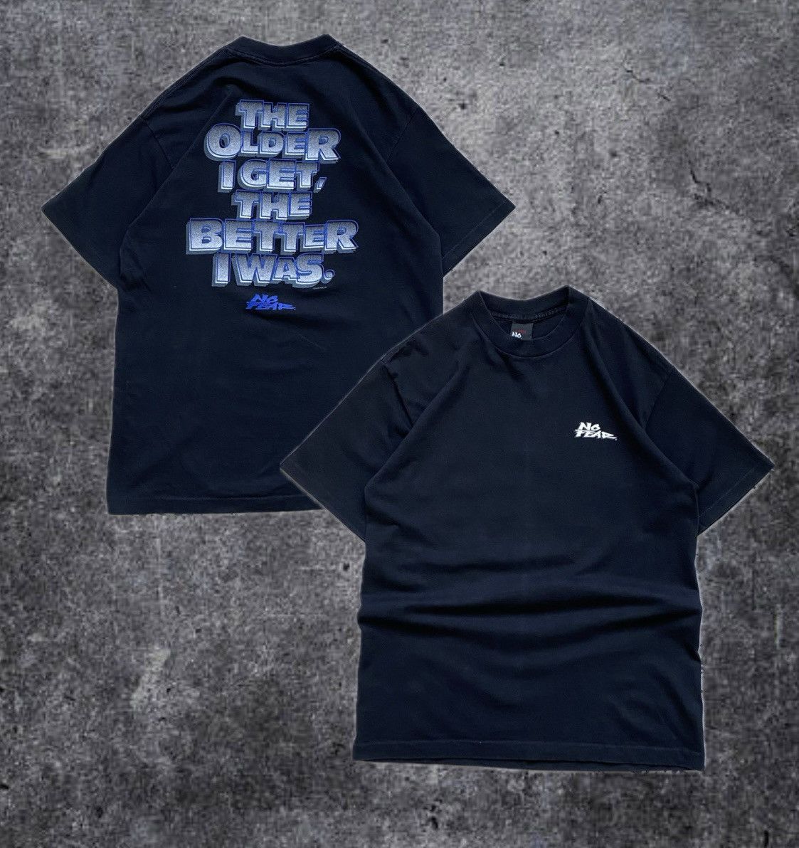 No Fear Vintage 90s No Fear Tee big logo Made in USA Surf Skater Size US M / EU 48-50 / 2 - 1 Thumbnail