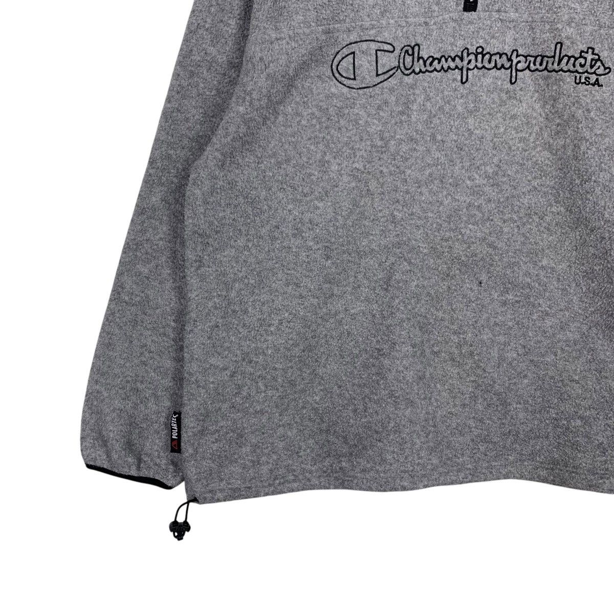 Champion CHAMPION Polartec Big Logo Half Zip Pullover Fleece 1954-C85 Size US L / EU 52-54 / 3 - 3 Thumbnail