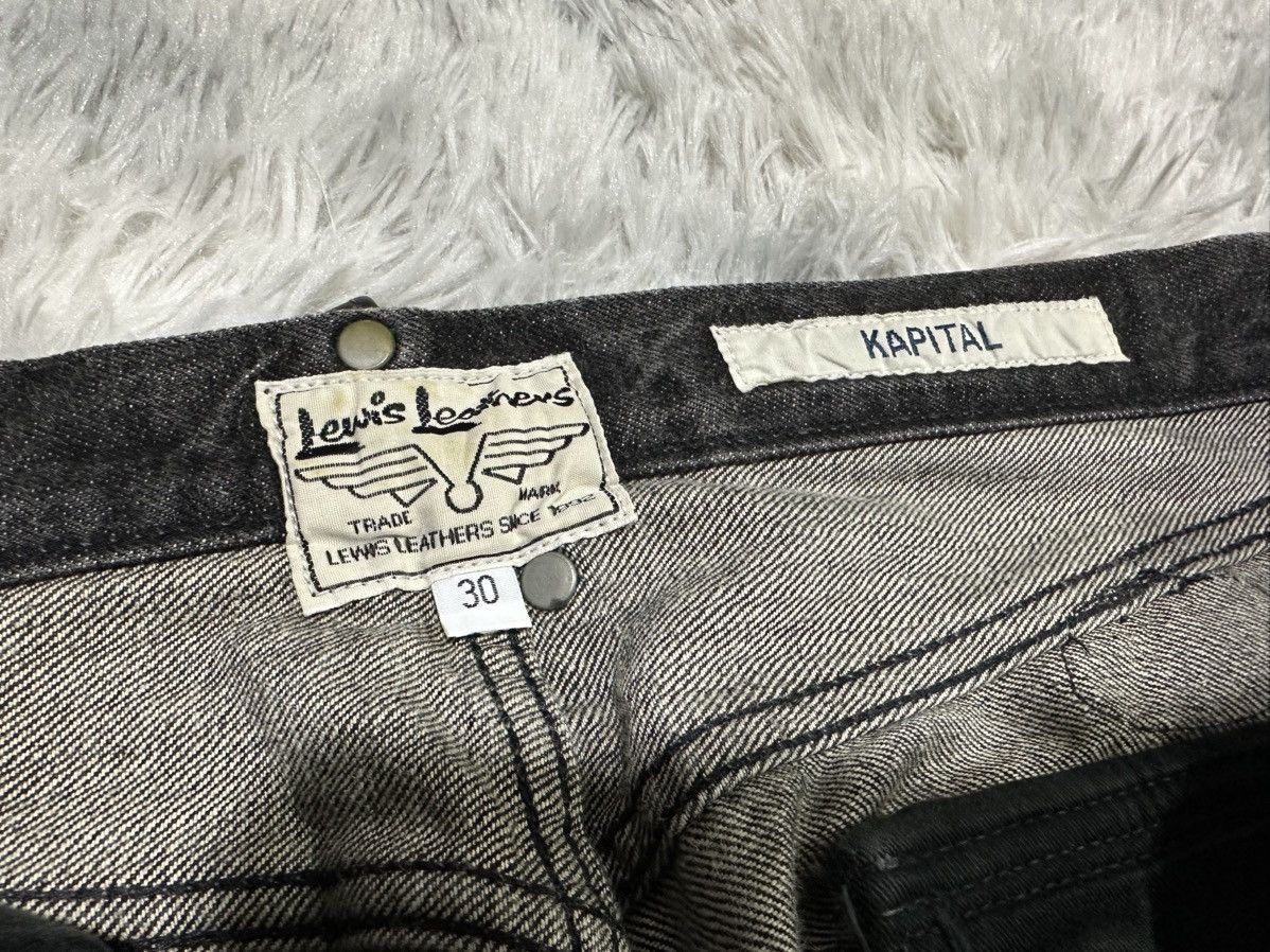 Kapital 🔥Rare Kapital x Lewis Leather Red Tab Selvedge Denim Size US 31 - 20 Thumbnail