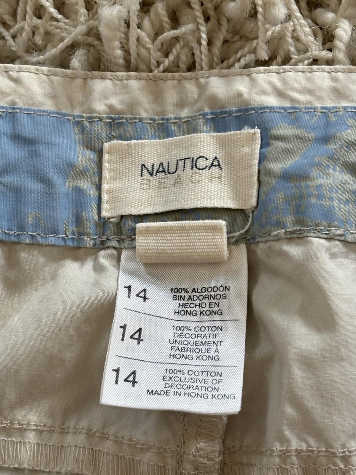 Nautica Nautica Beach Tan Pants Size 14 Women Size 36" / US 14 / IT 50 - 4 Thumbnail